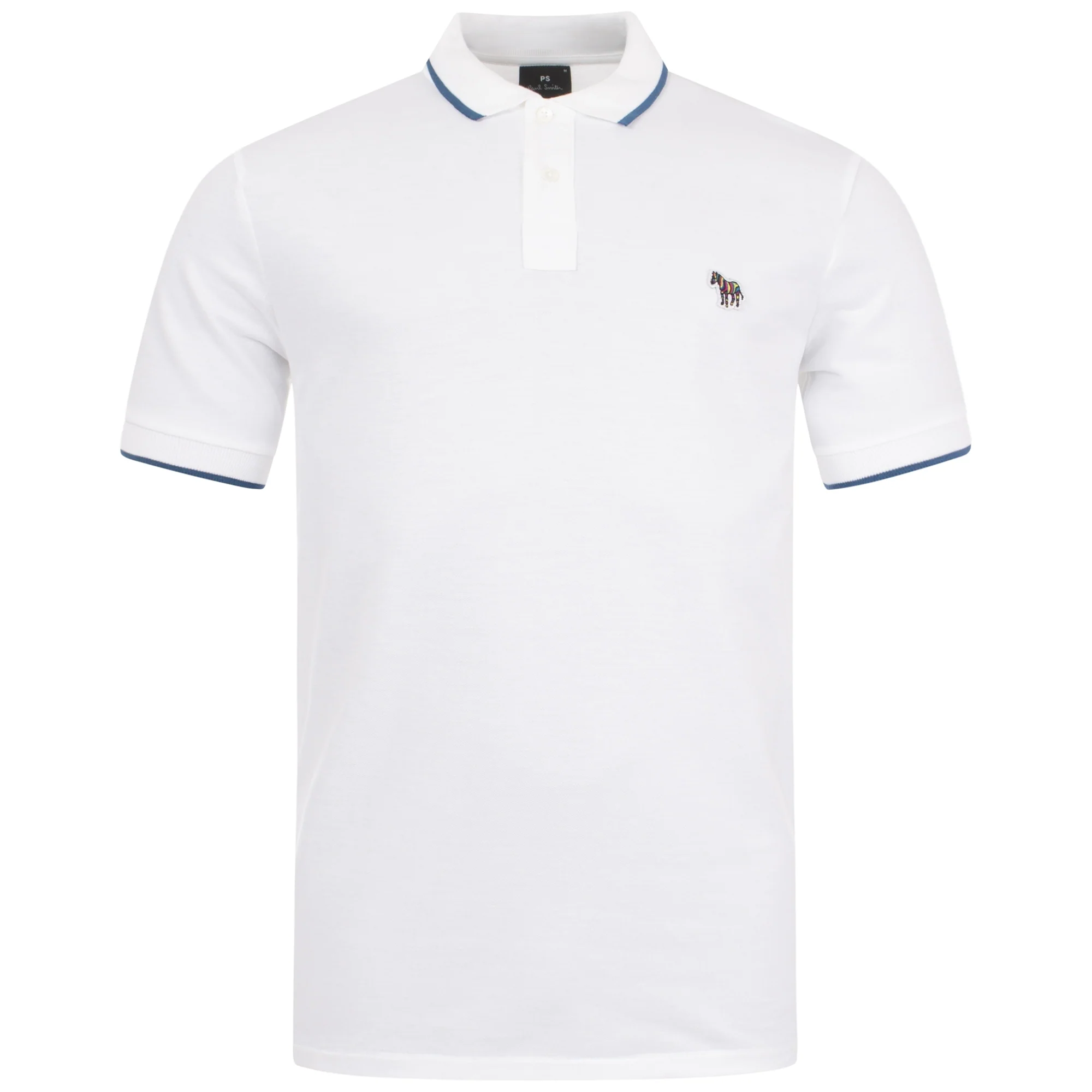 Regular Fit Zebra Logo Single Tipped Polo Shirt