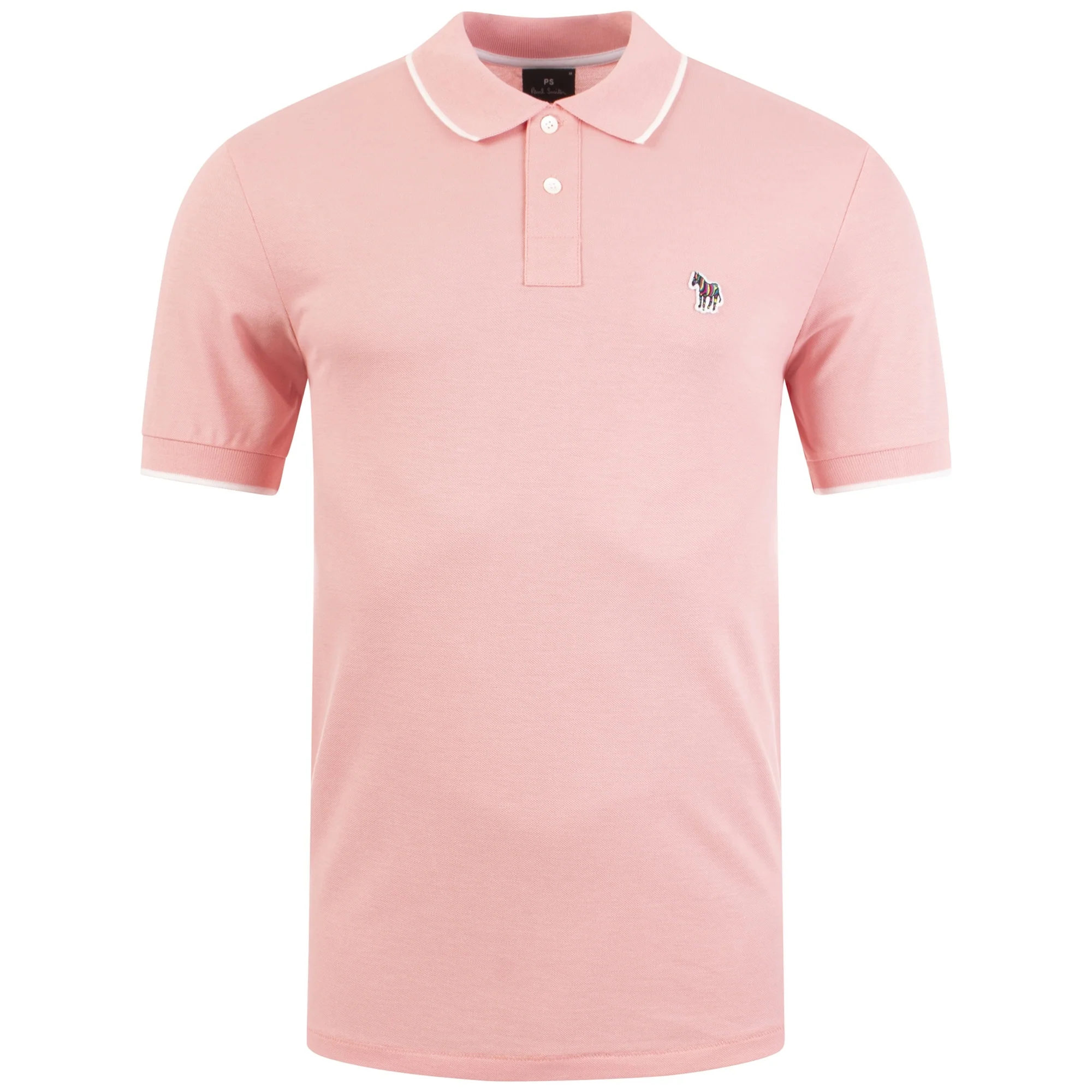 Regular Fit Zebra Logo Tipped Polo Shirt