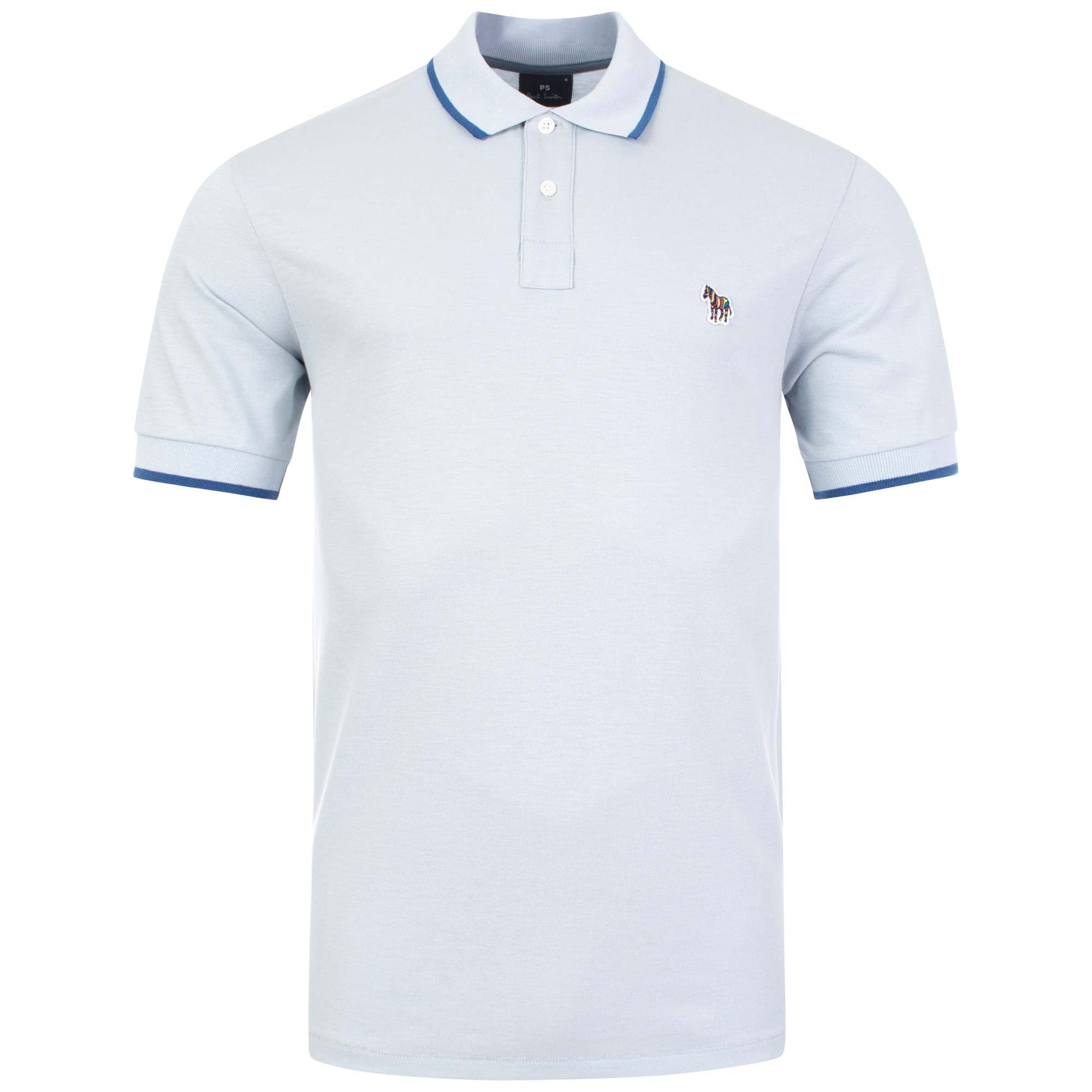 Regular Fit Zebra Logo Tipped Polo Shirt