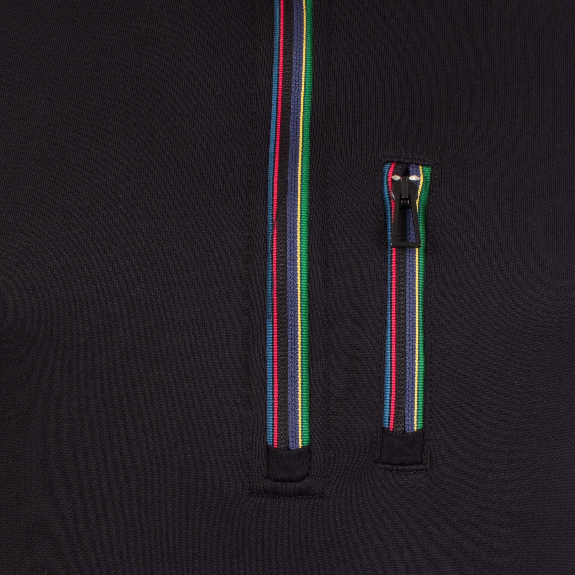 Regular Fit Signature Stripe 1/4 Zip Sweat - Image 2