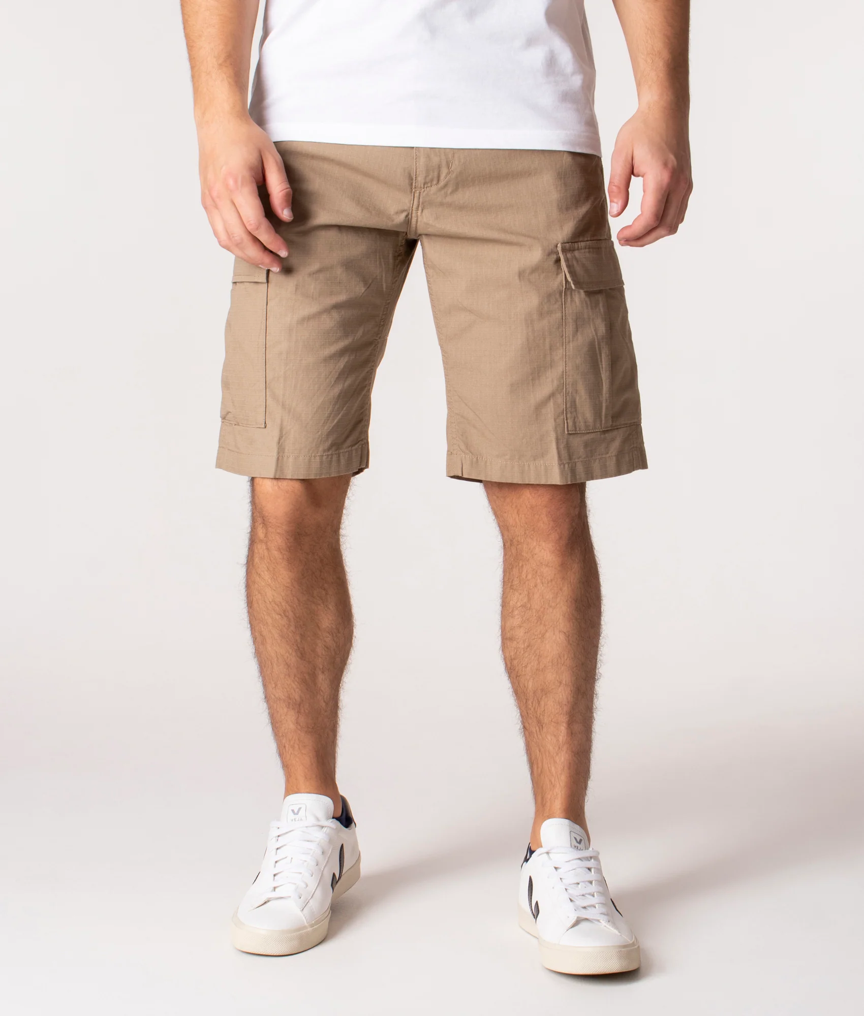 Slim Fit Aviation Cargo Shorts - Image 2