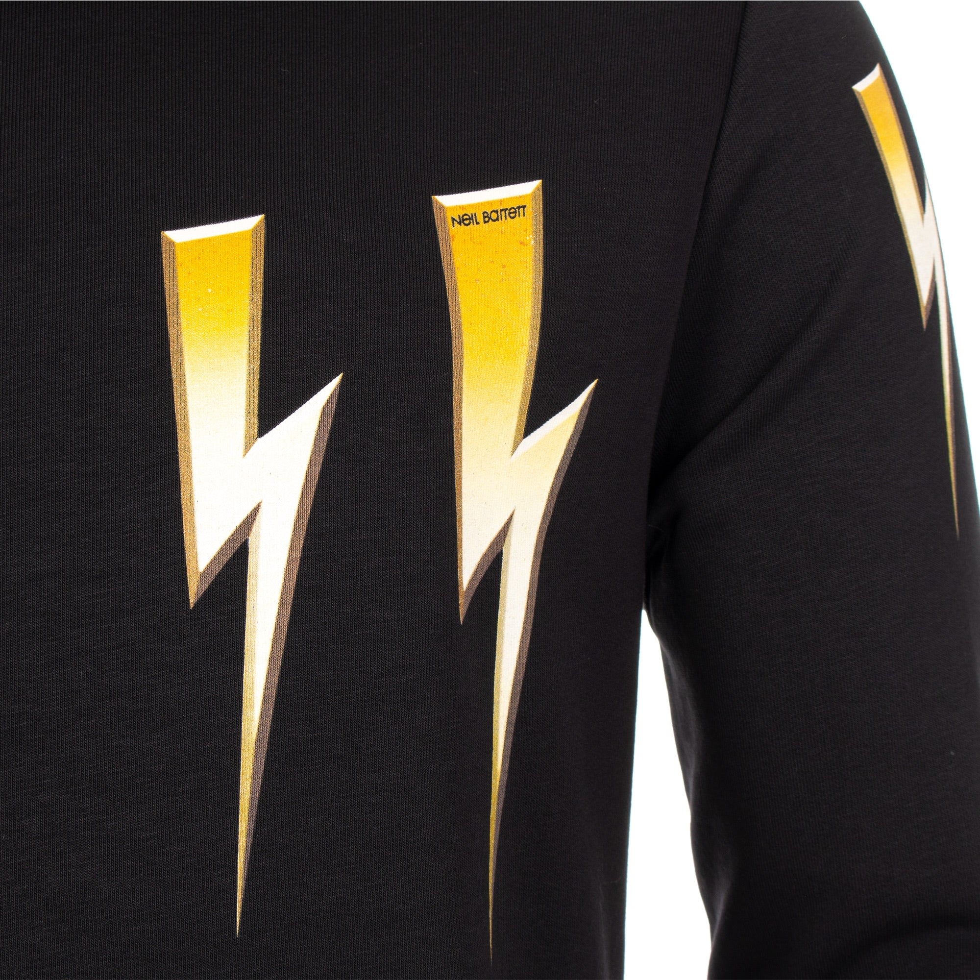 Slim Fit Gold Bolt Lightweight Hoodie - Image 4