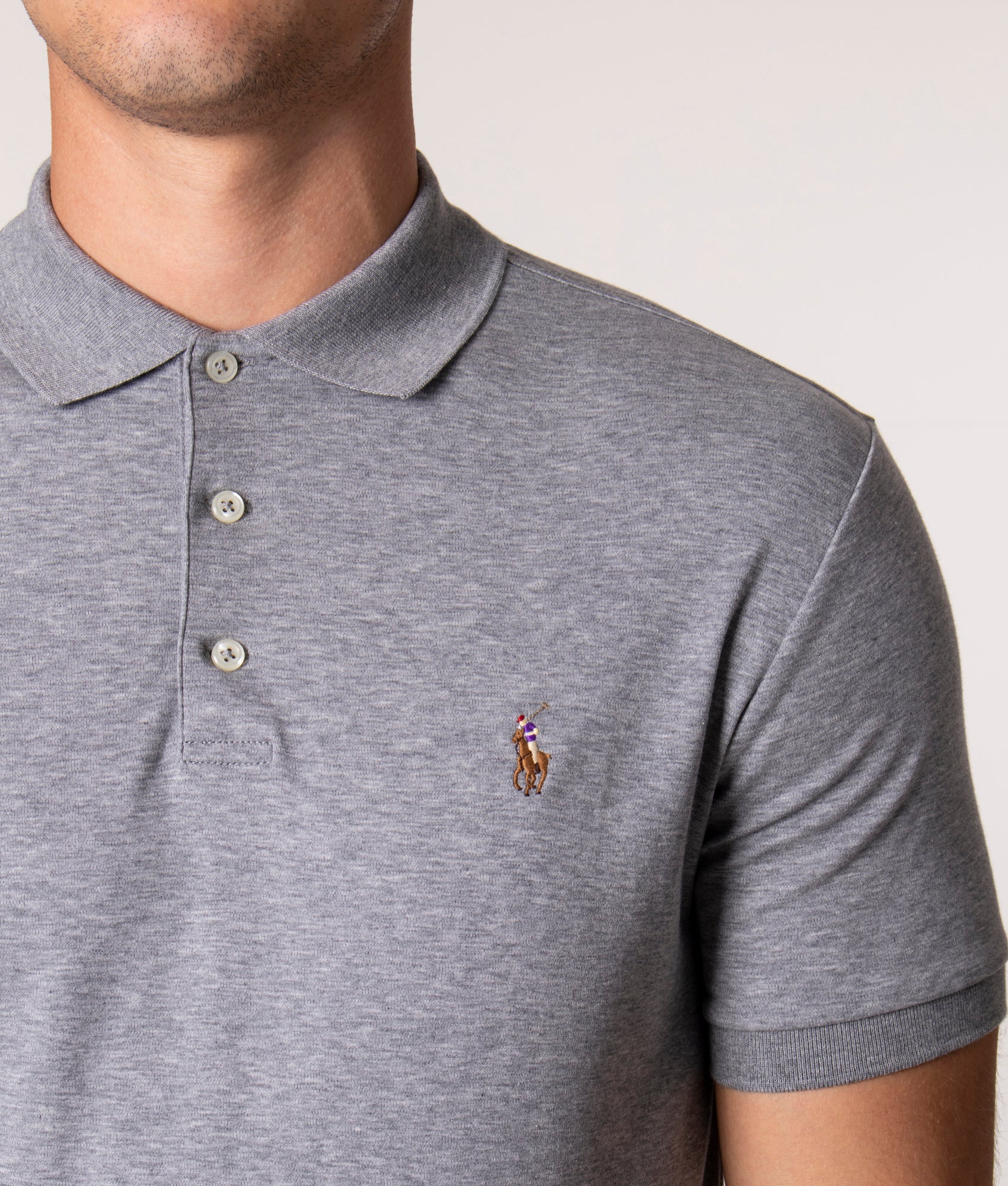 Slim Fit Soft Touch Pima Polo Shirt - Image 3