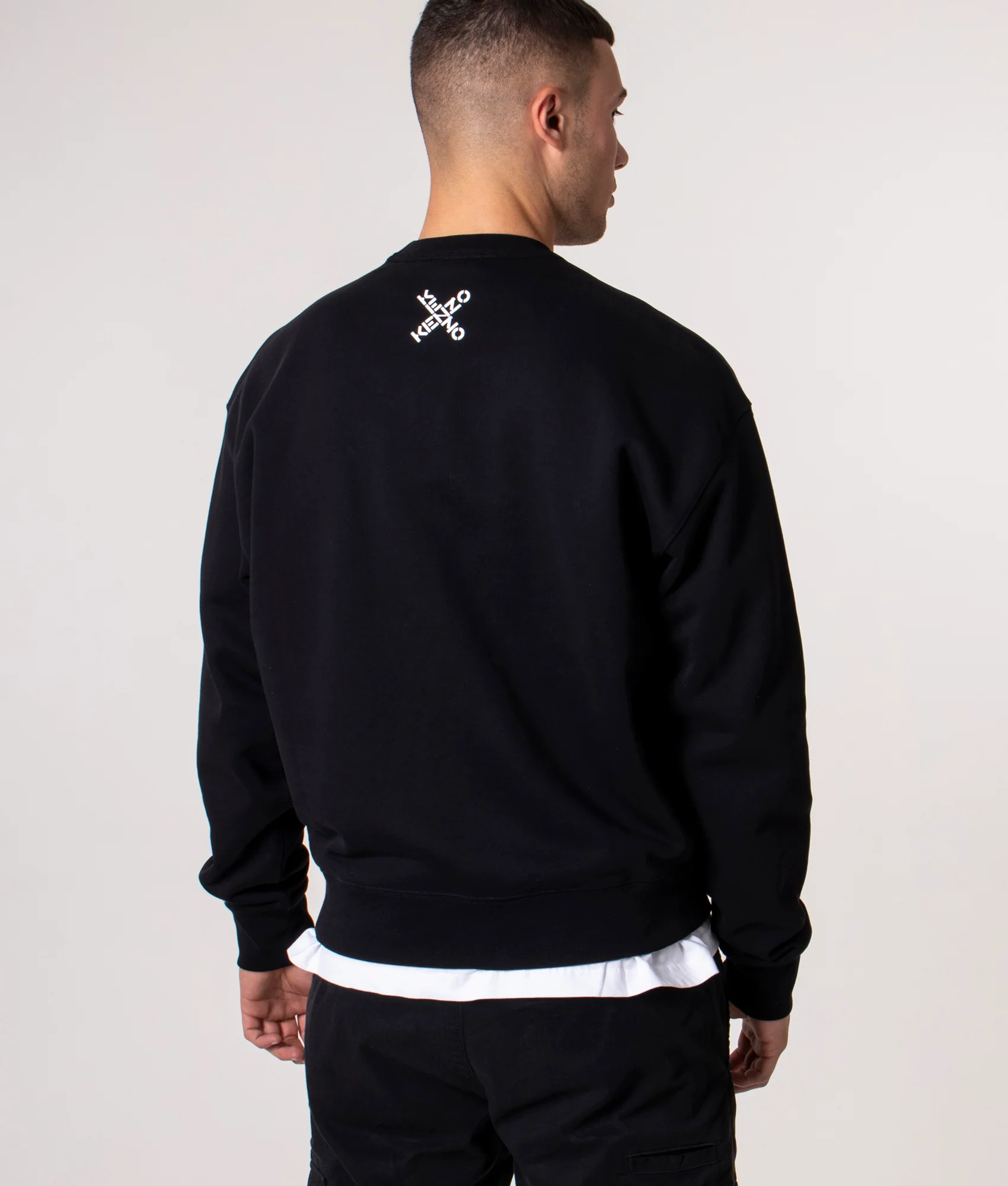 Oversized X Logo Sweatshirt - Image 4