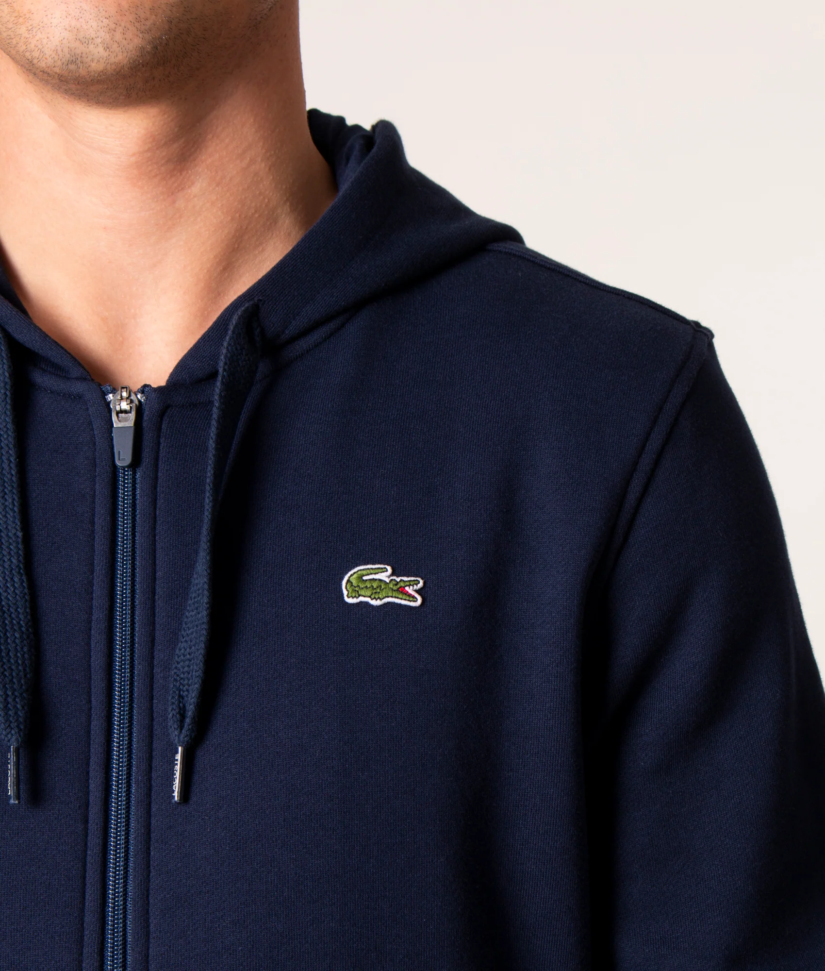 Croc Logo Zip Through Fleece Hoodie - Image 2