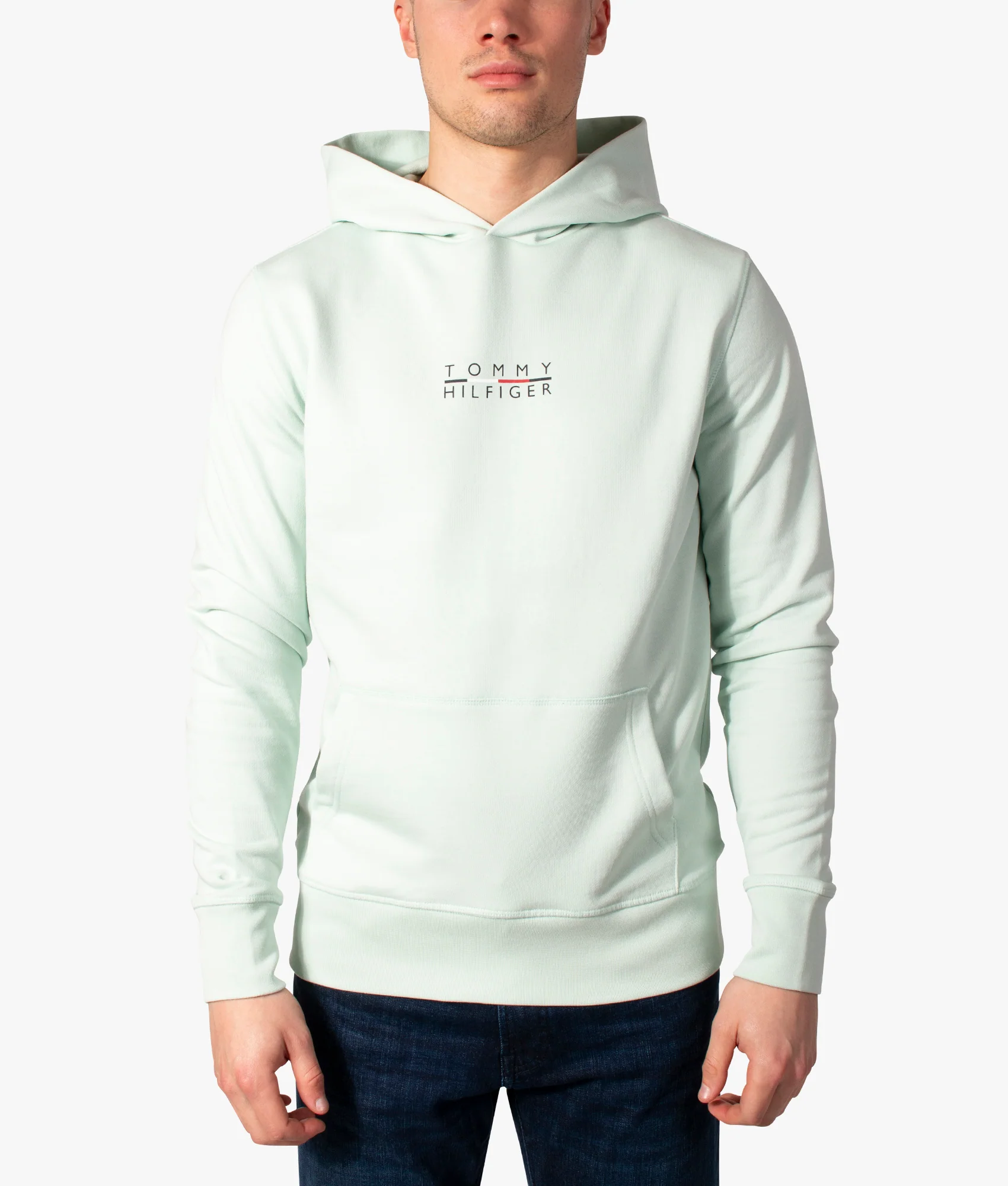 Square Logo Embroidery Hoodie