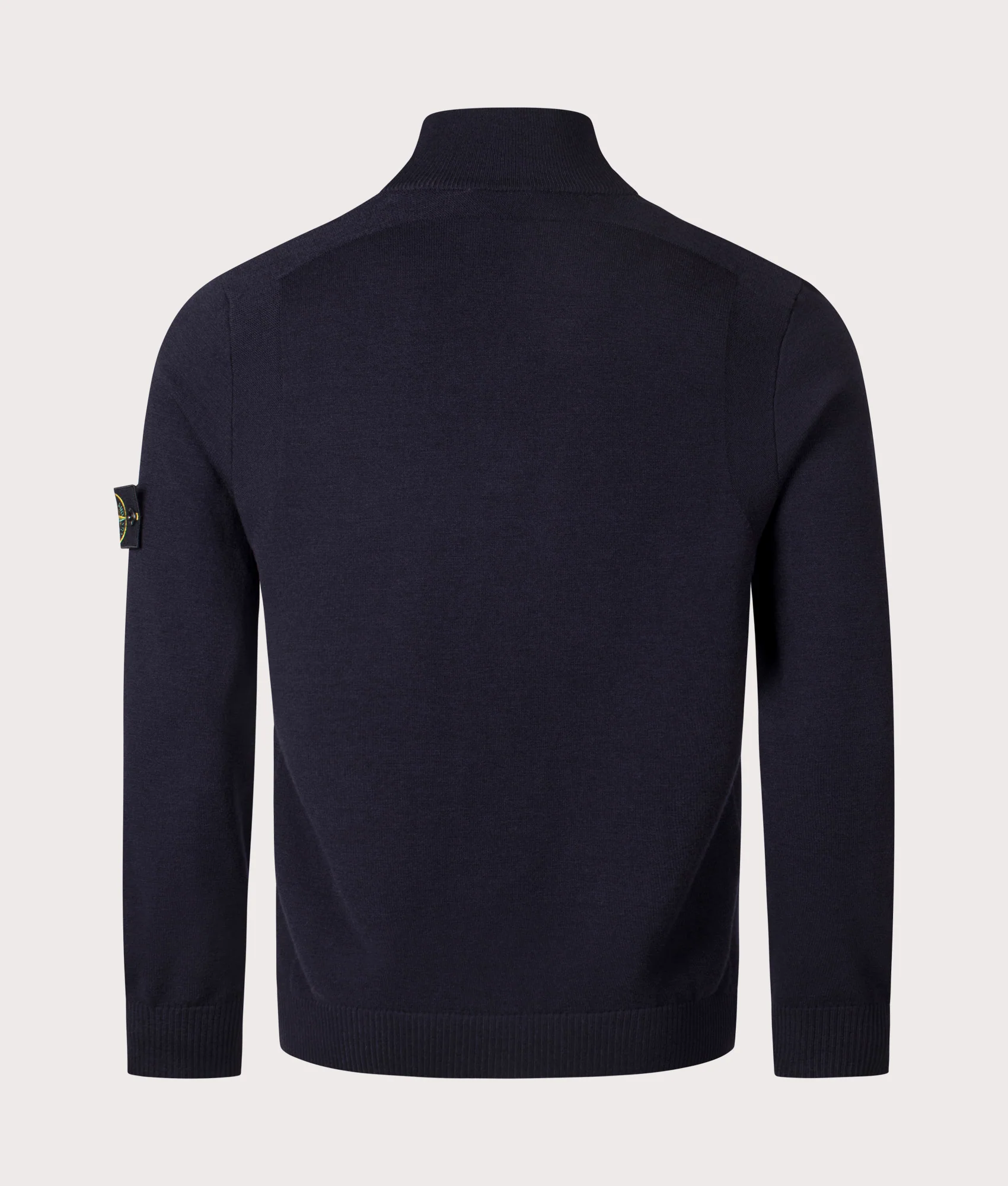 Button Neck Reverse Stitch Jumper - Image 4
