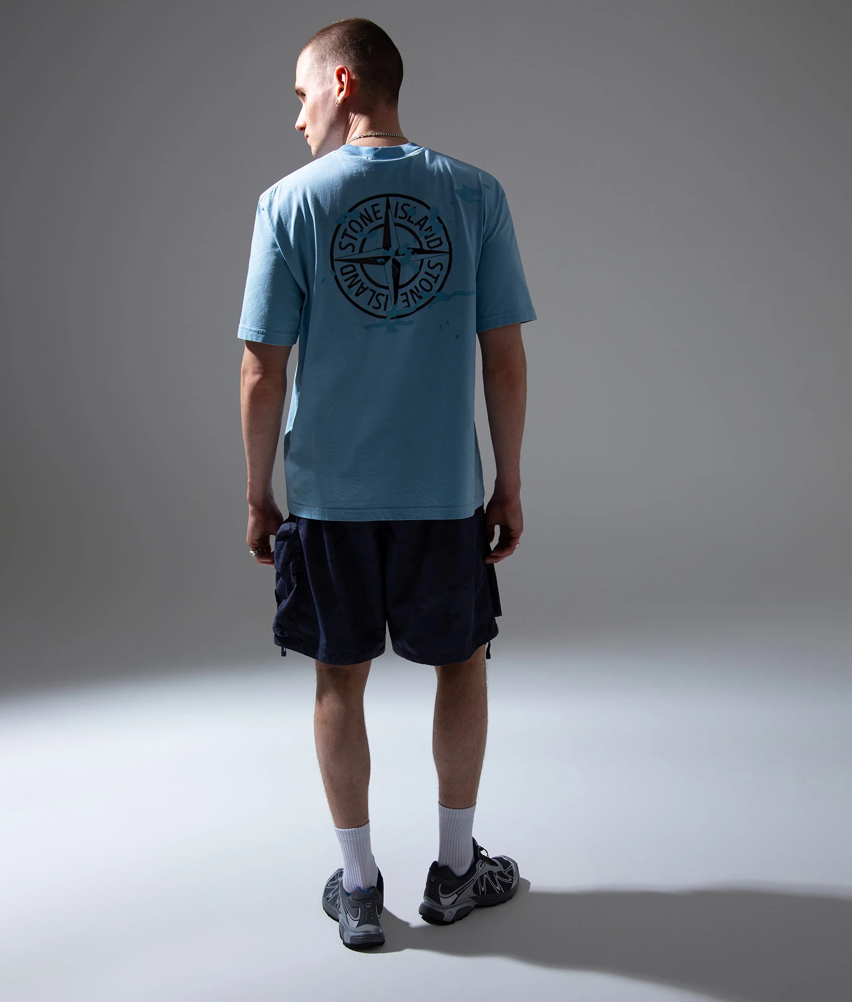 ‘Camo Compass’ Print T-Shirt - Image 2