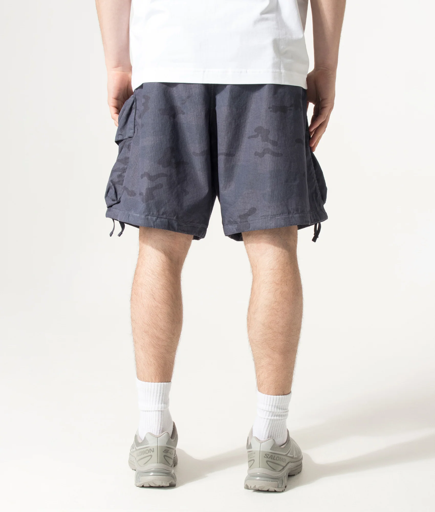 Cotton Nylon Micro Ripstop Cargo Shorts - Image 4