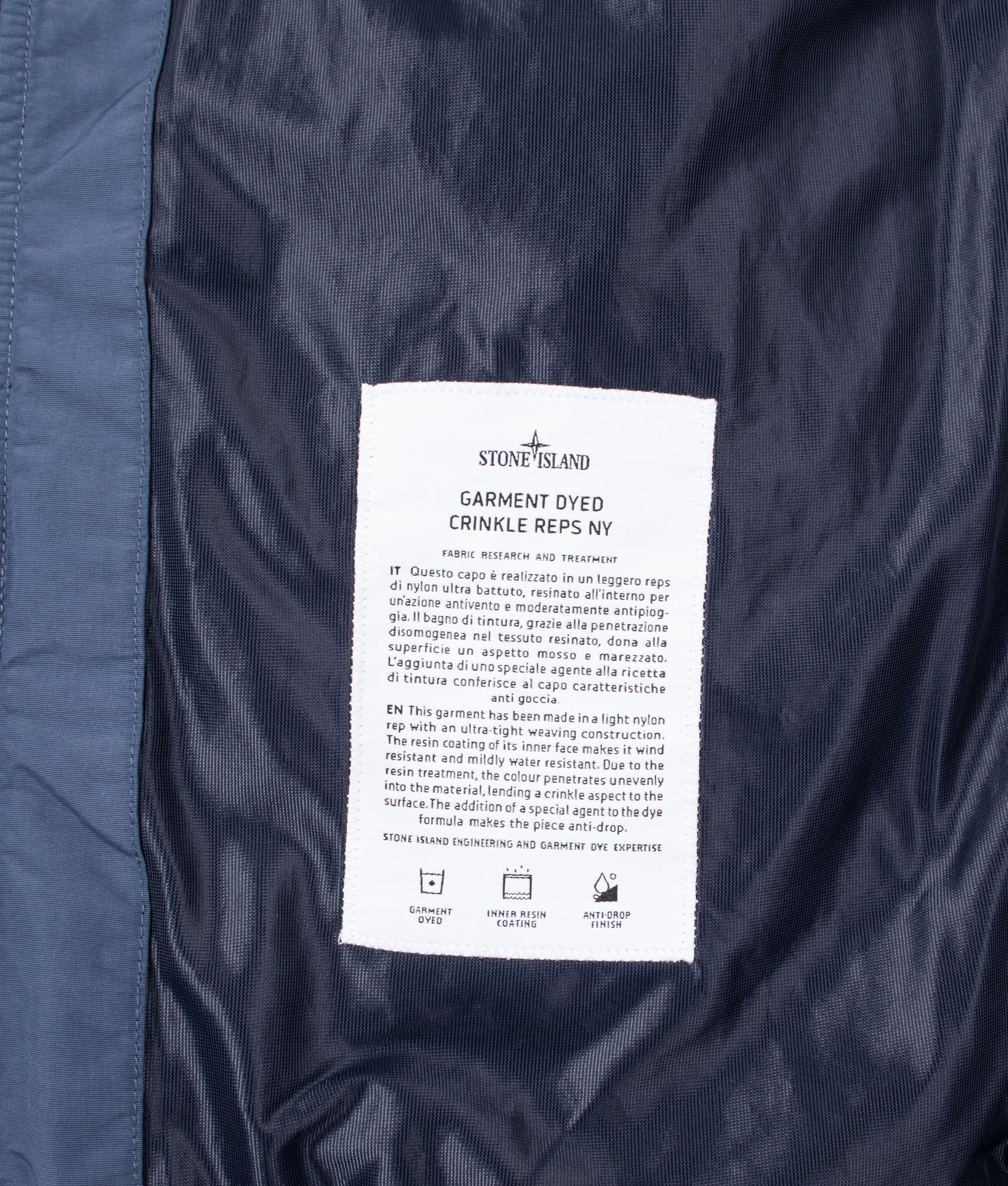 Garment Dyed Crinkle Reps NY Jacket - Image 7