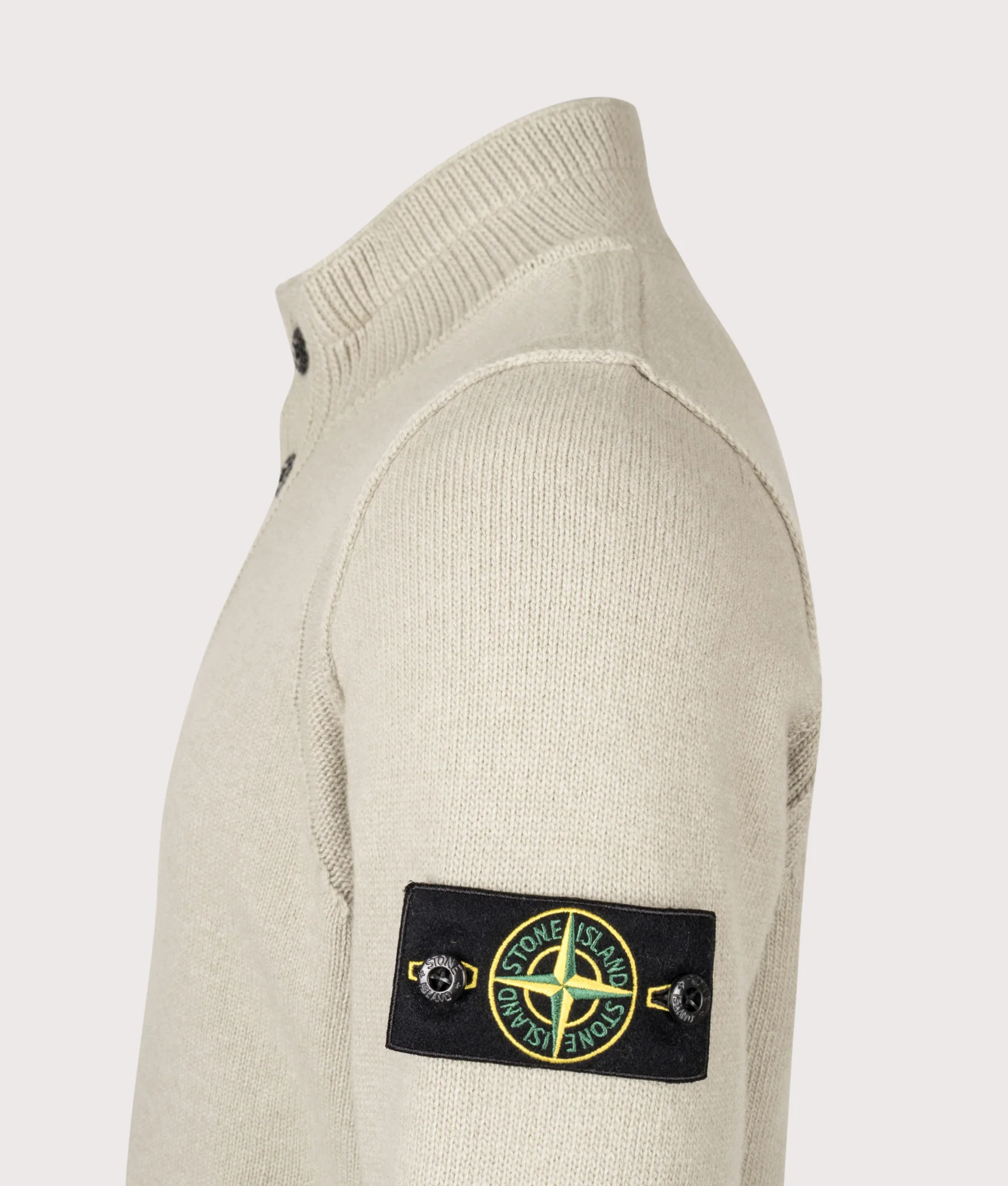 Lambswool Button Up Jumper - Image 2