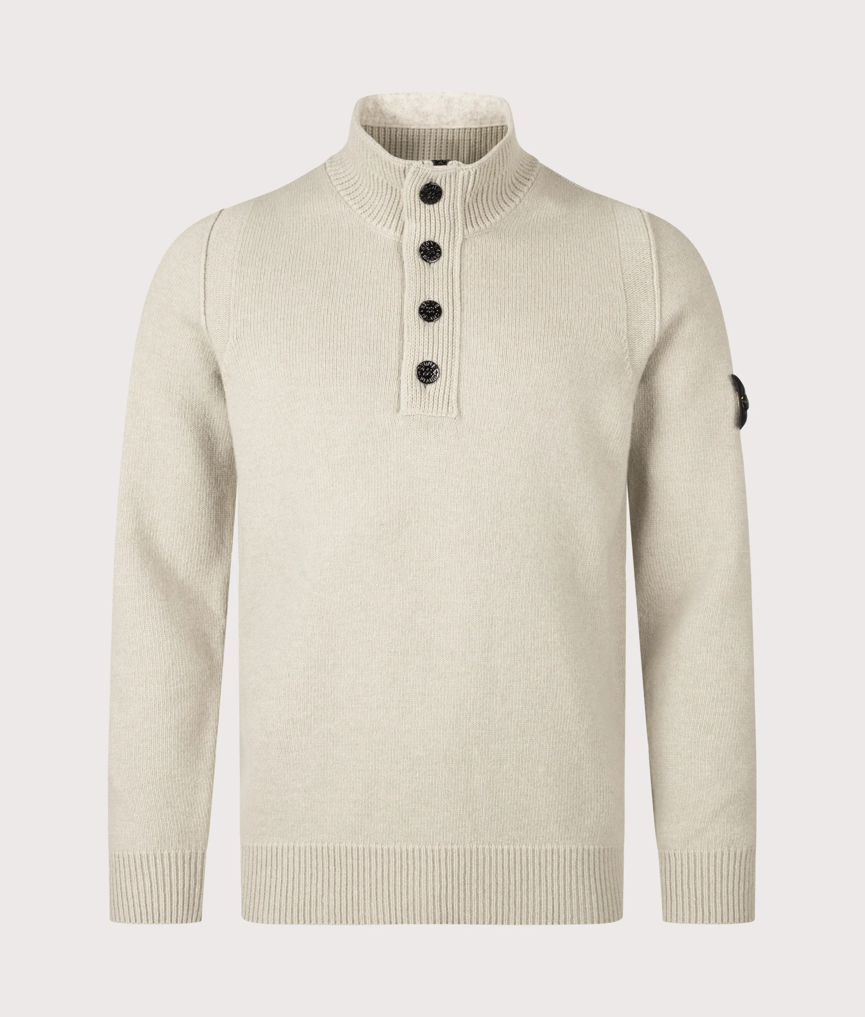 Lambswool Button Up Jumper - Image 3