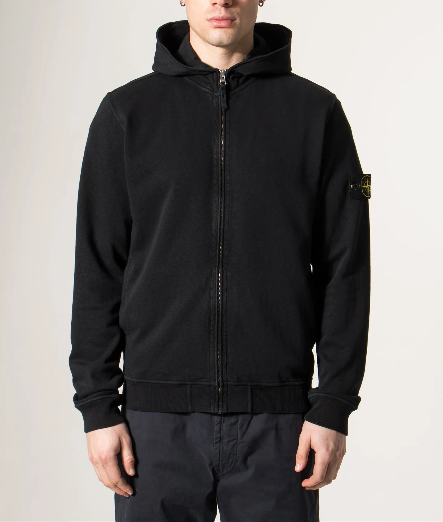 Malfilé ‘Old’ Treatment Full Zip Hoodie - Image 2