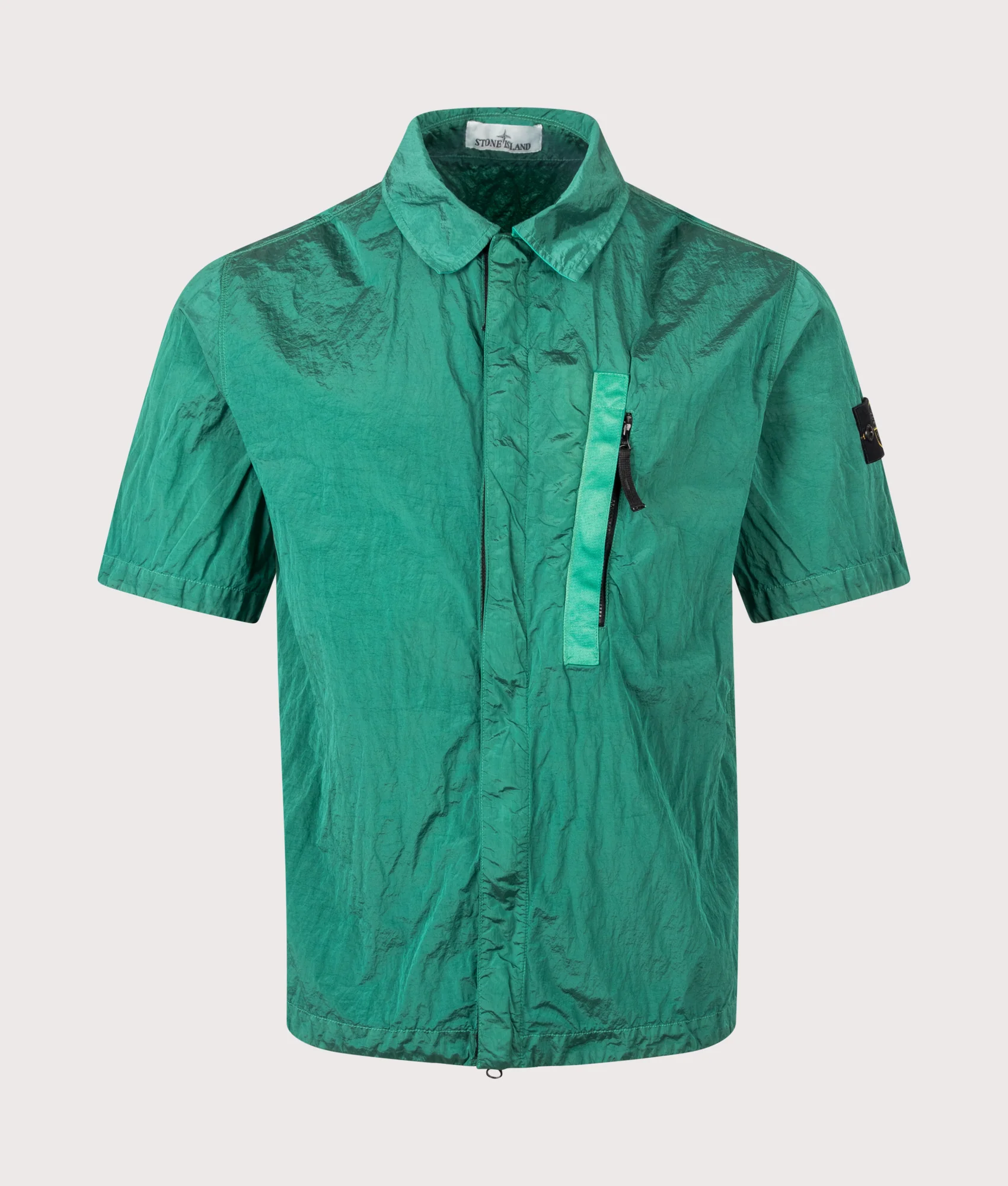Comfort Fit Nylon Metal in ECONYL® Short Sleeve Shirt - Image 6