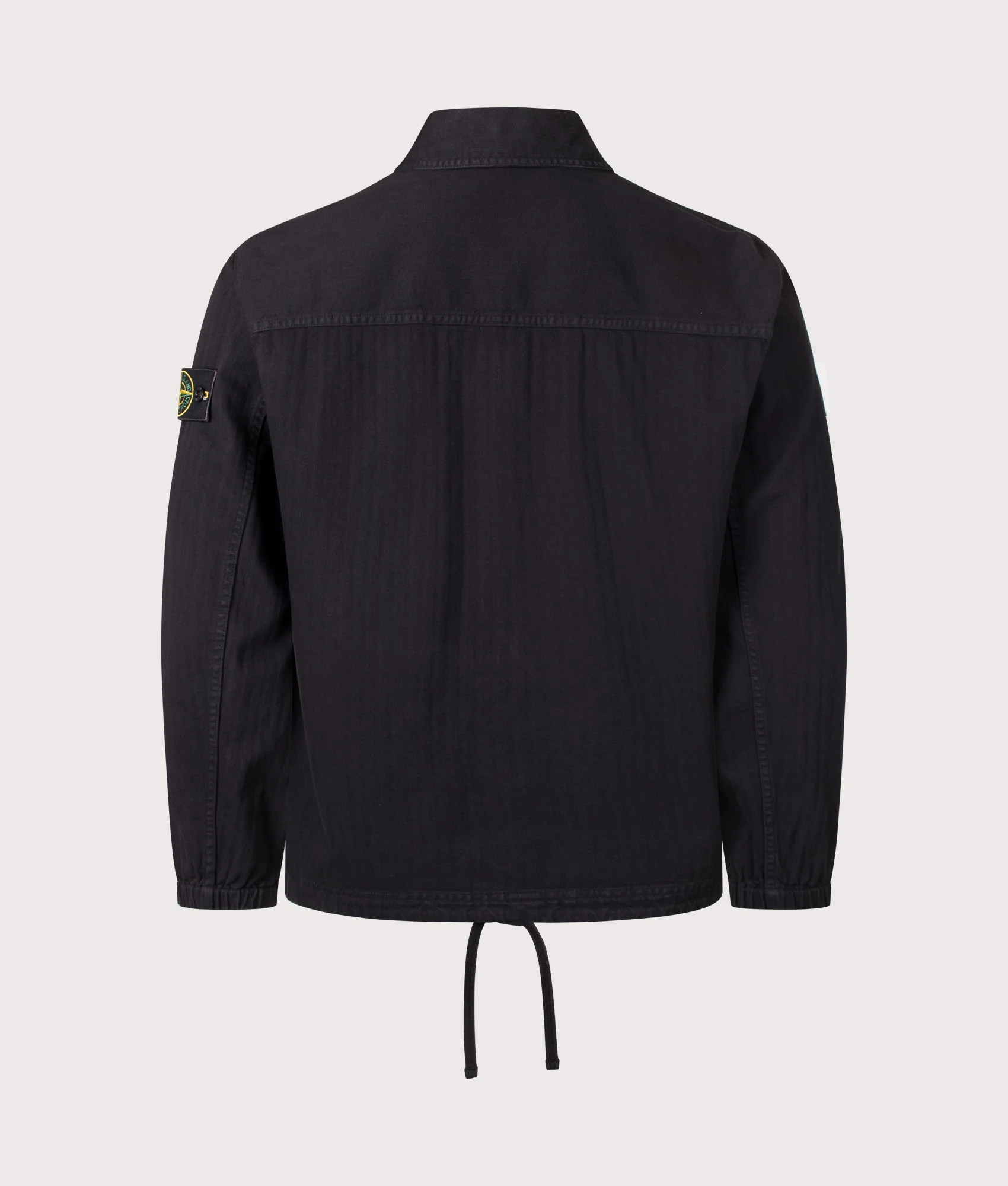 Cotton Herringbone Overshirt - Image 6