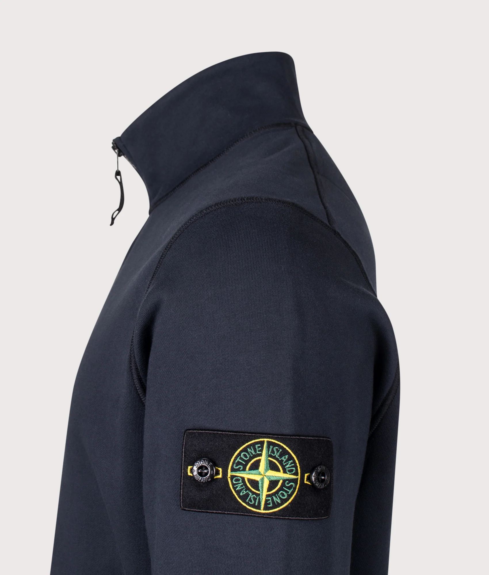 Organic Cotton Fleece Quarter Zip Sweatshirt - Image 2