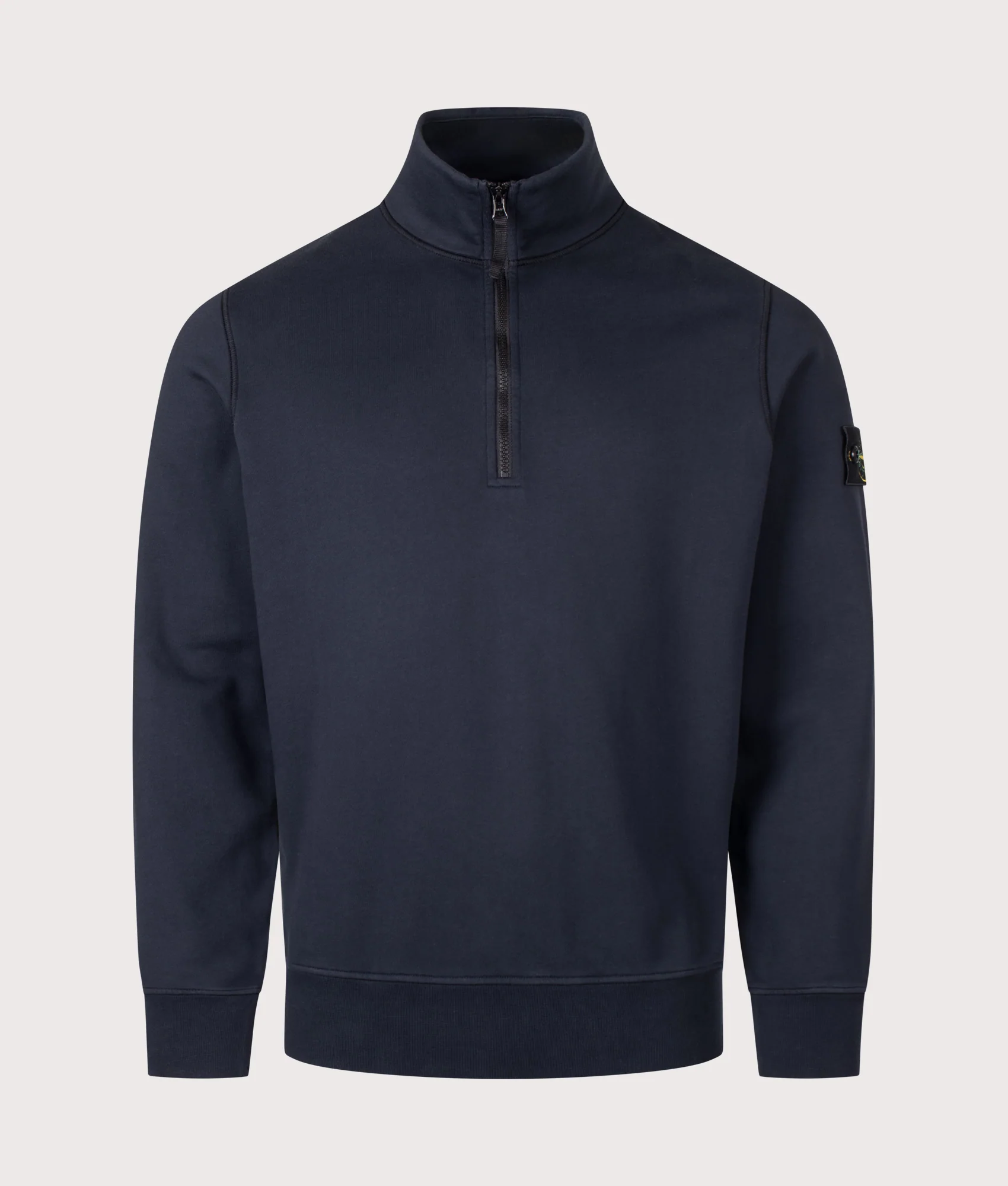 Organic Cotton Fleece Quarter Zip Sweatshirt - Image 3