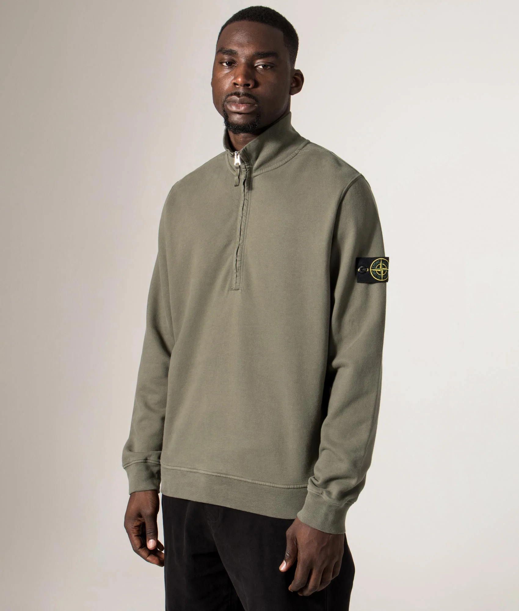 Organic Cotton Quarter Zip Sweatshirt - Image 2