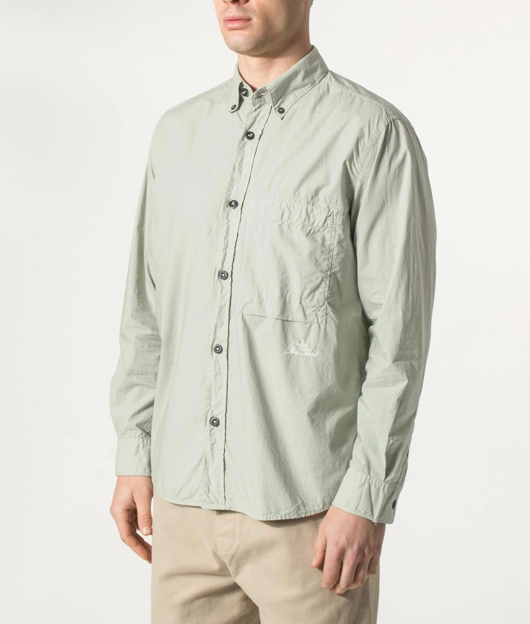 Comfort Fit Organic Cotton Tela 'Paracadute' Overshirt - Image 5