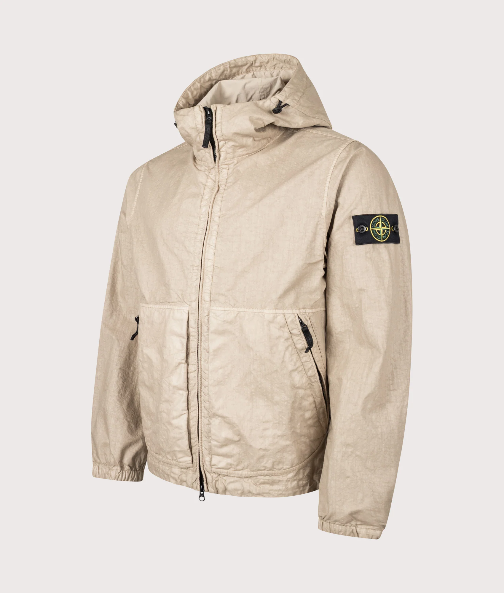 Organic-Look Nylon Panama-TC Jacket
