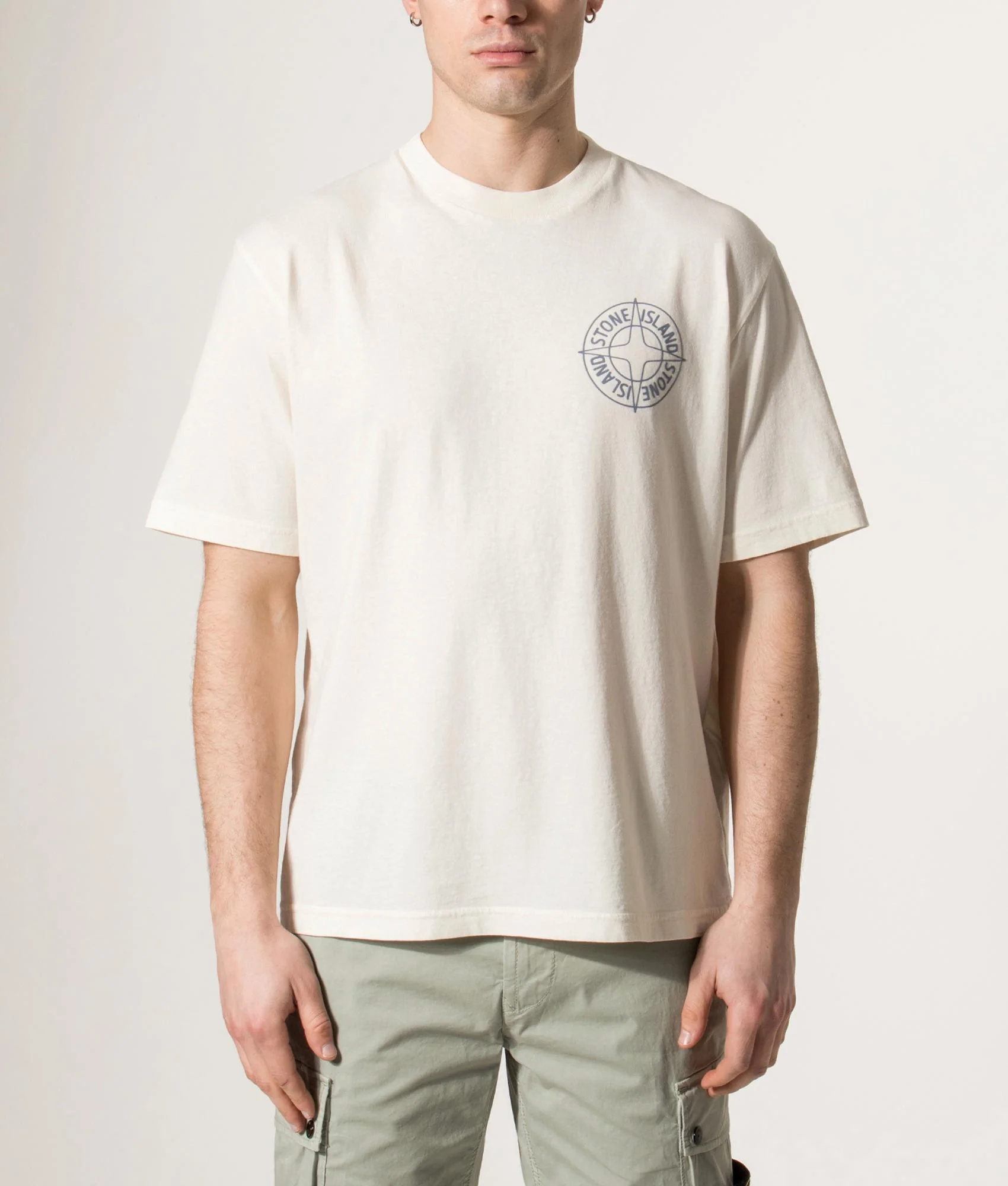 ‘Outline Compass’ print T-Shirt - Image 2