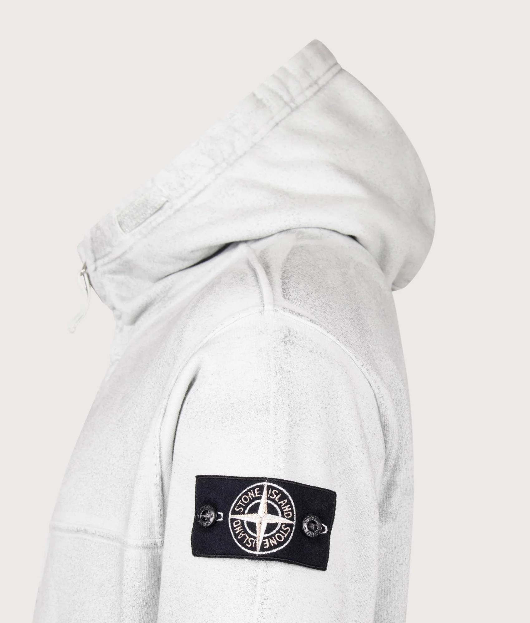 Oversized Reflective Garment Lamination Zip-up Hoodie - Image 4