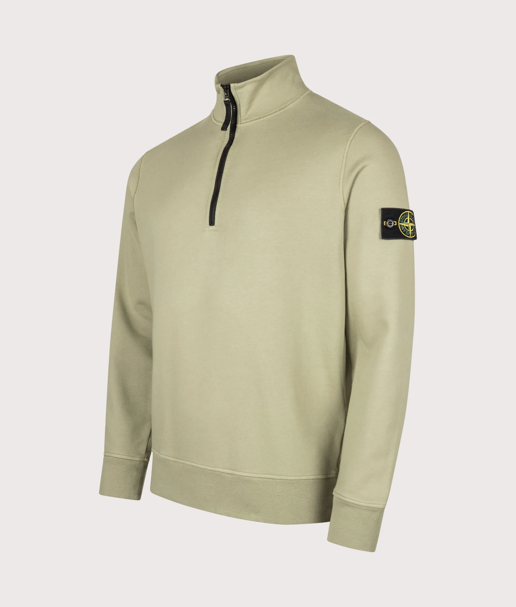 Organic Cotton Fleece Quarter Zip Sweatshirt