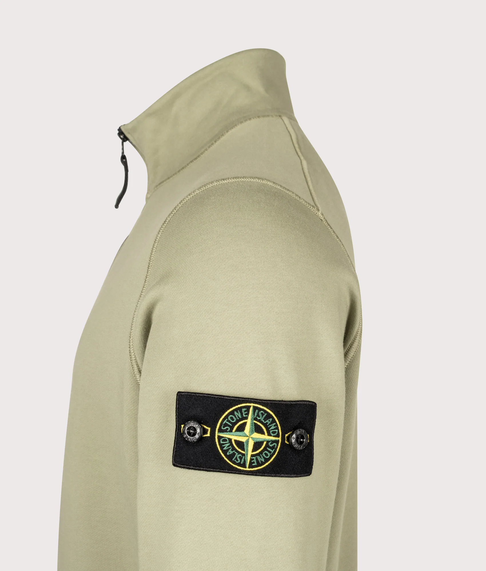 Organic Cotton Fleece Quarter Zip Sweatshirt - Image 2