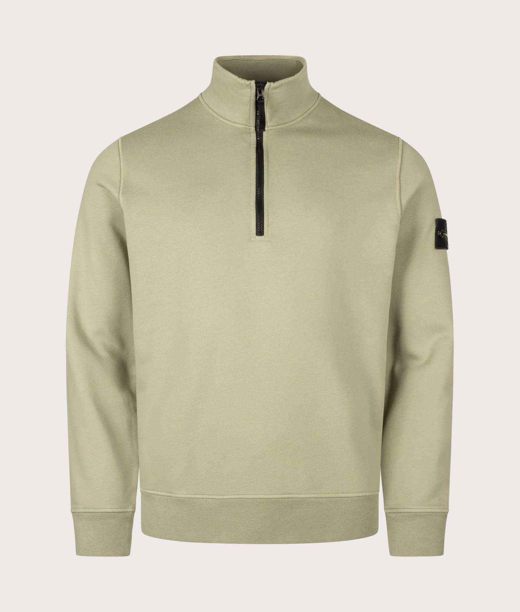 Organic Cotton Fleece Quarter Zip Sweatshirt - Image 3