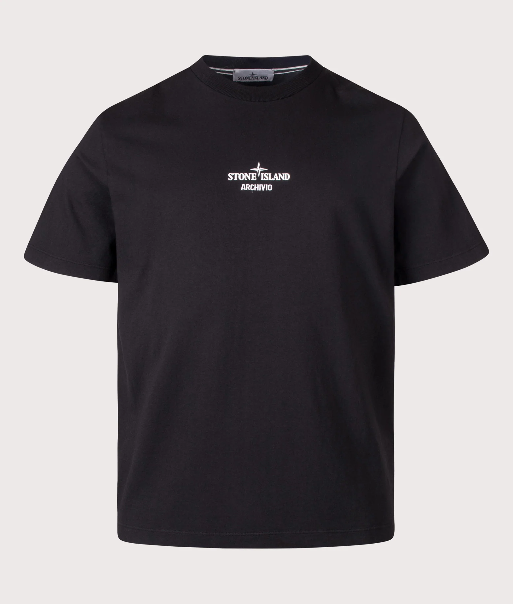 Regular Fit ‘ARCHIVIO’ Print T-Shirt - Image 2