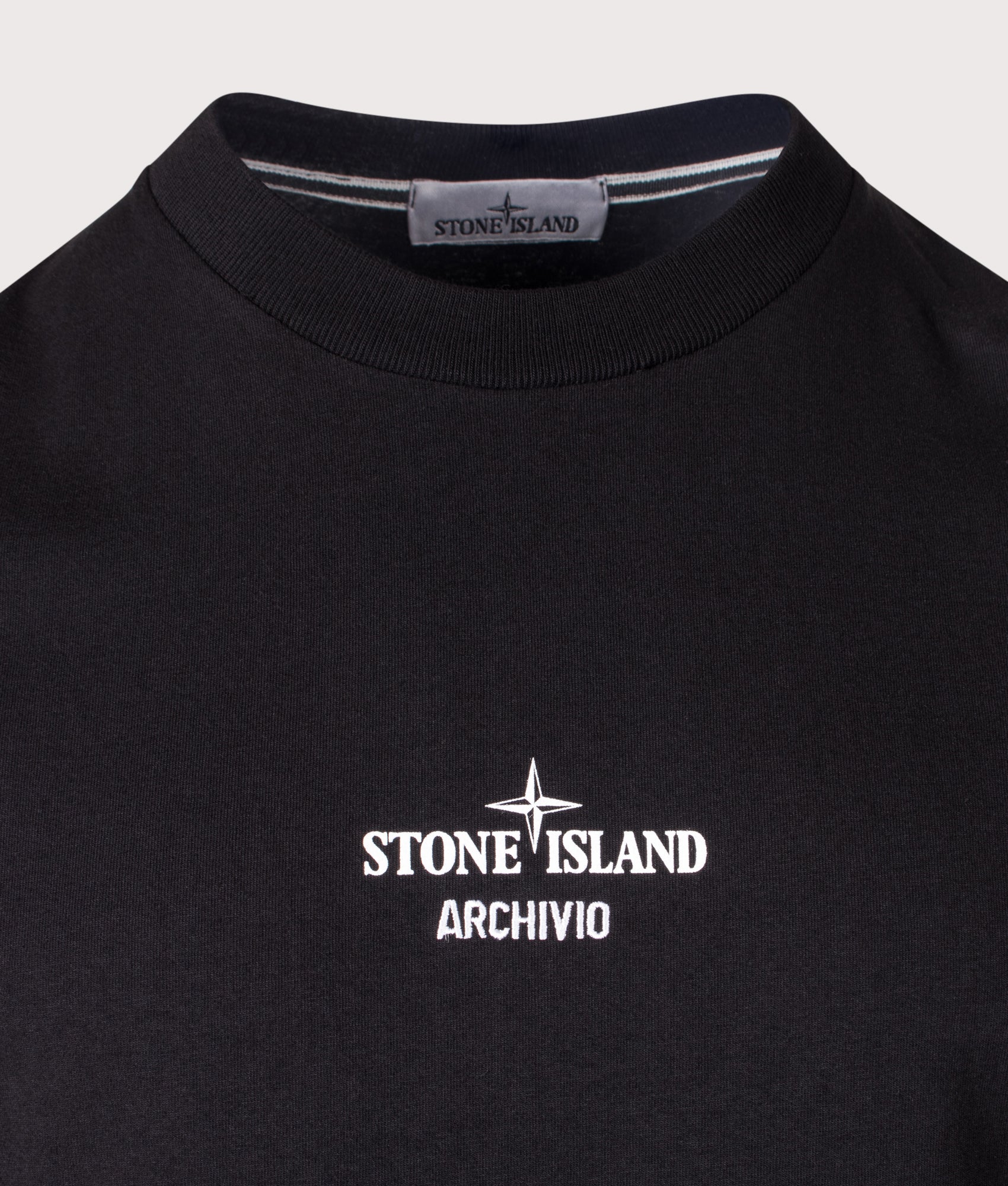 Regular Fit ‘ARCHIVIO’ Print T-Shirt - Image 3