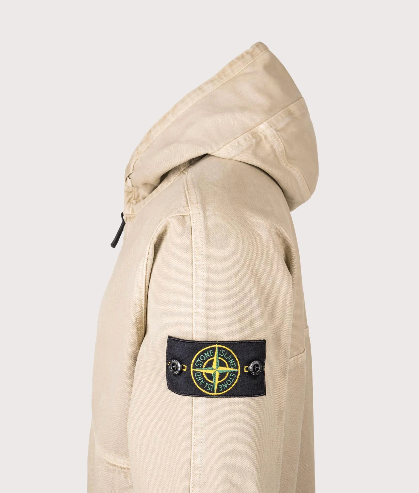 Relaxed Fit Panama ‘Old’ Effect Zip Through Jacket - Image 3