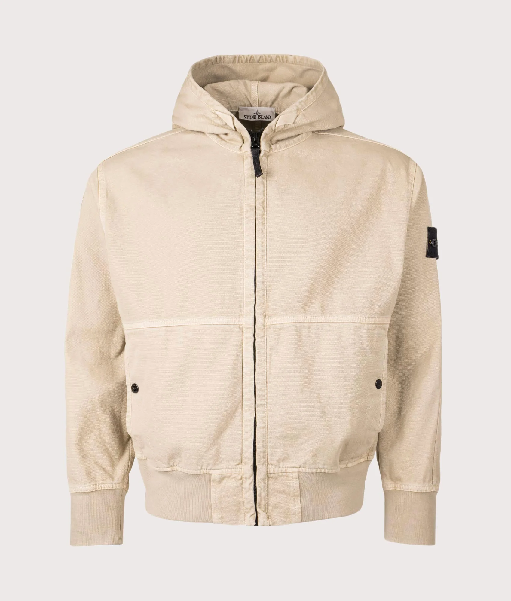 Relaxed Fit Panama ‘Old’ Effect Zip Through Jacket - Image 4
