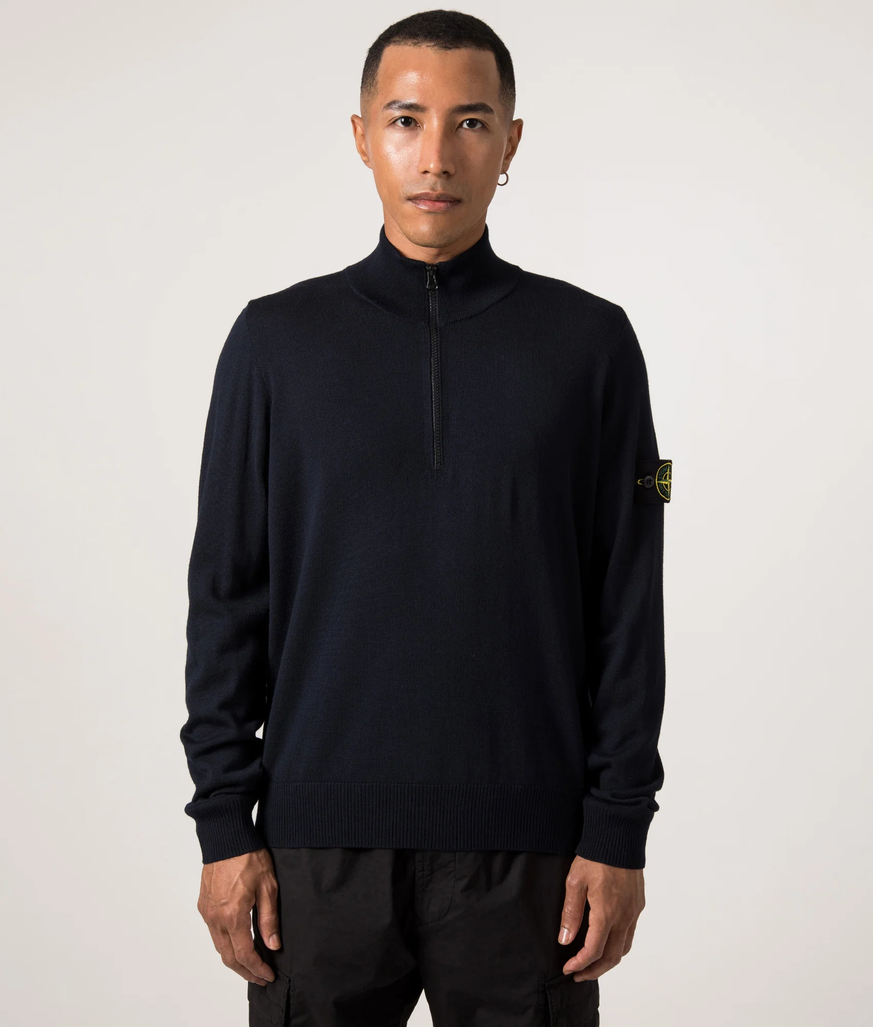 Ribbed Quarter Zip Knit - Image 2