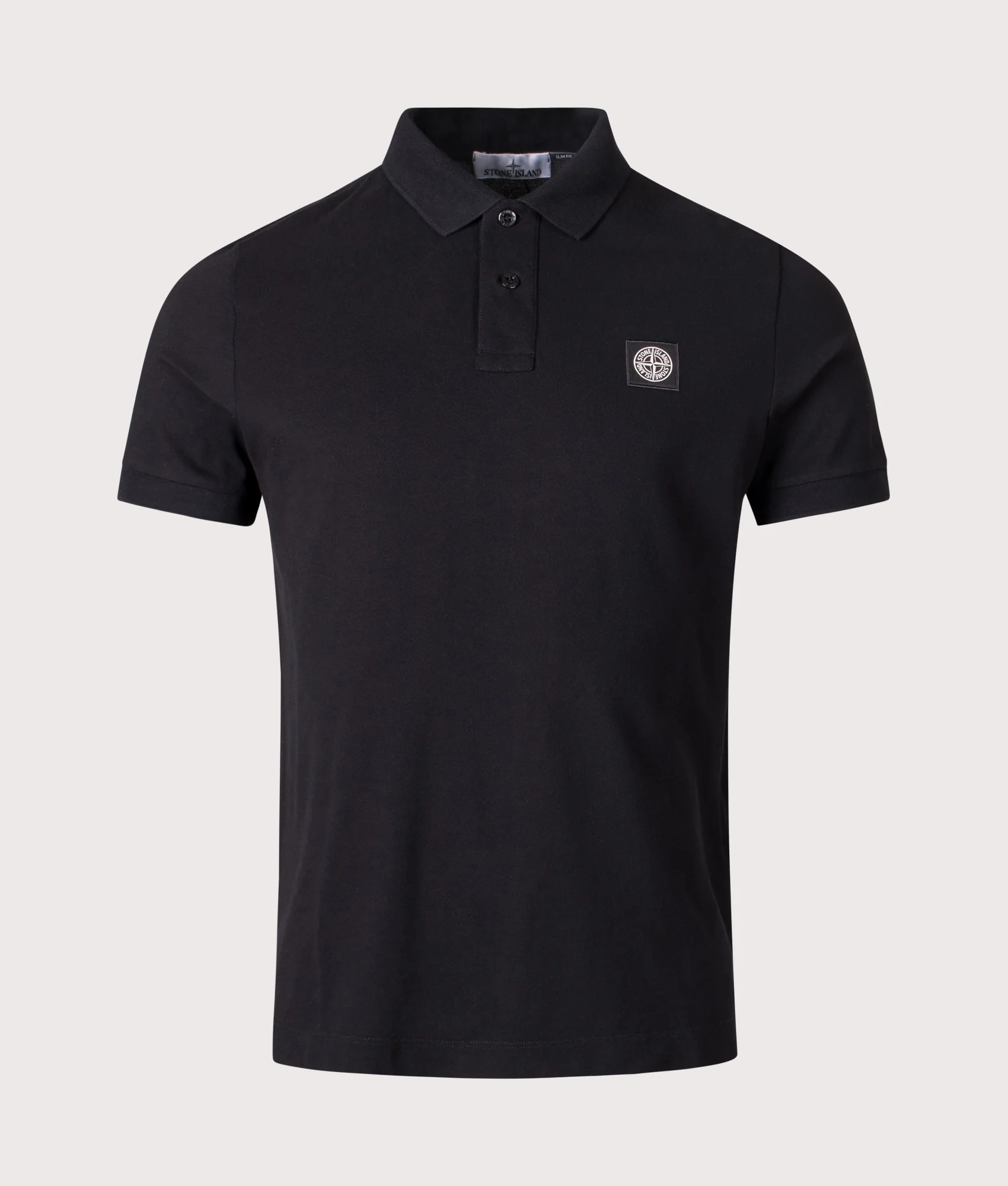 Slim Fit Compass Patch Polo Shirt