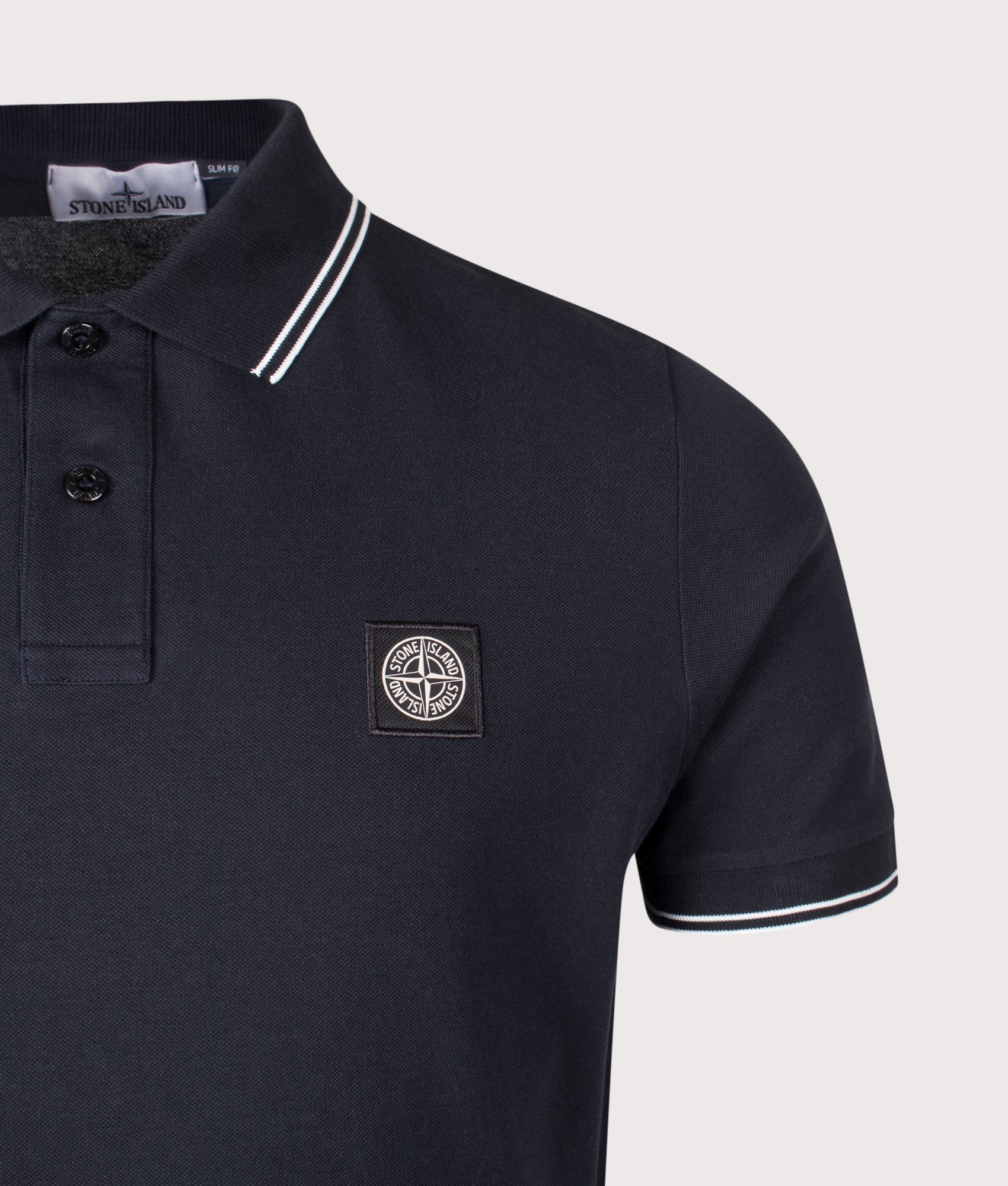 Slim Fit Organic Cotton Polo Shirt - Image 3