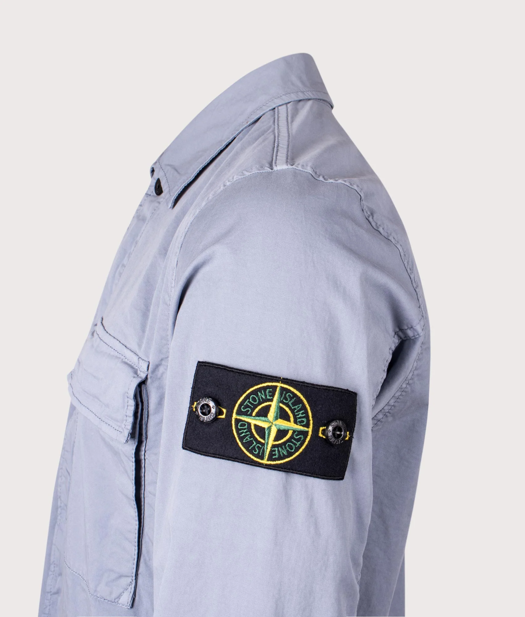 Stretch Organic Cotton Twill Overshirt - Image 3