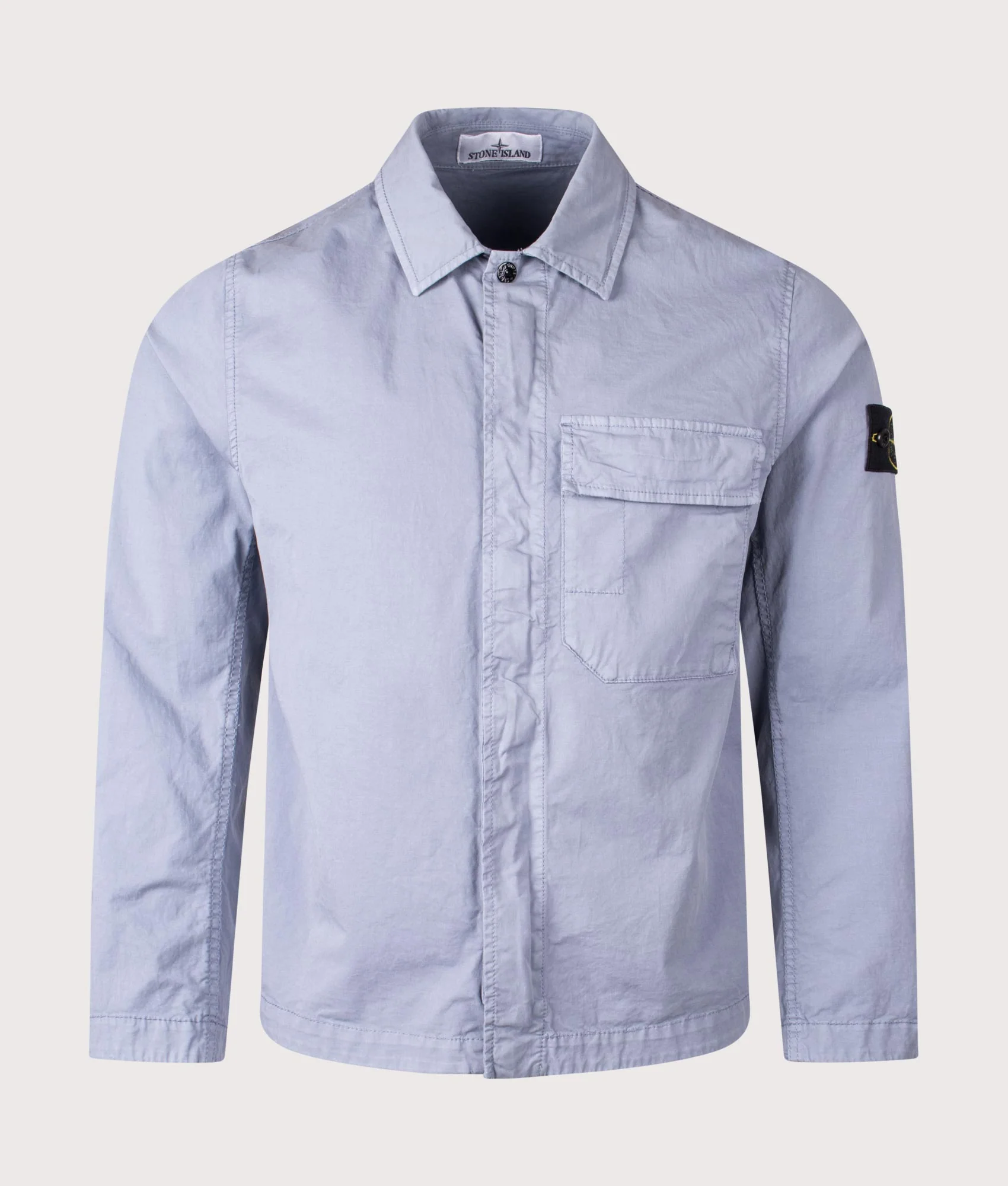 Stretch Organic Cotton Twill Overshirt - Image 4