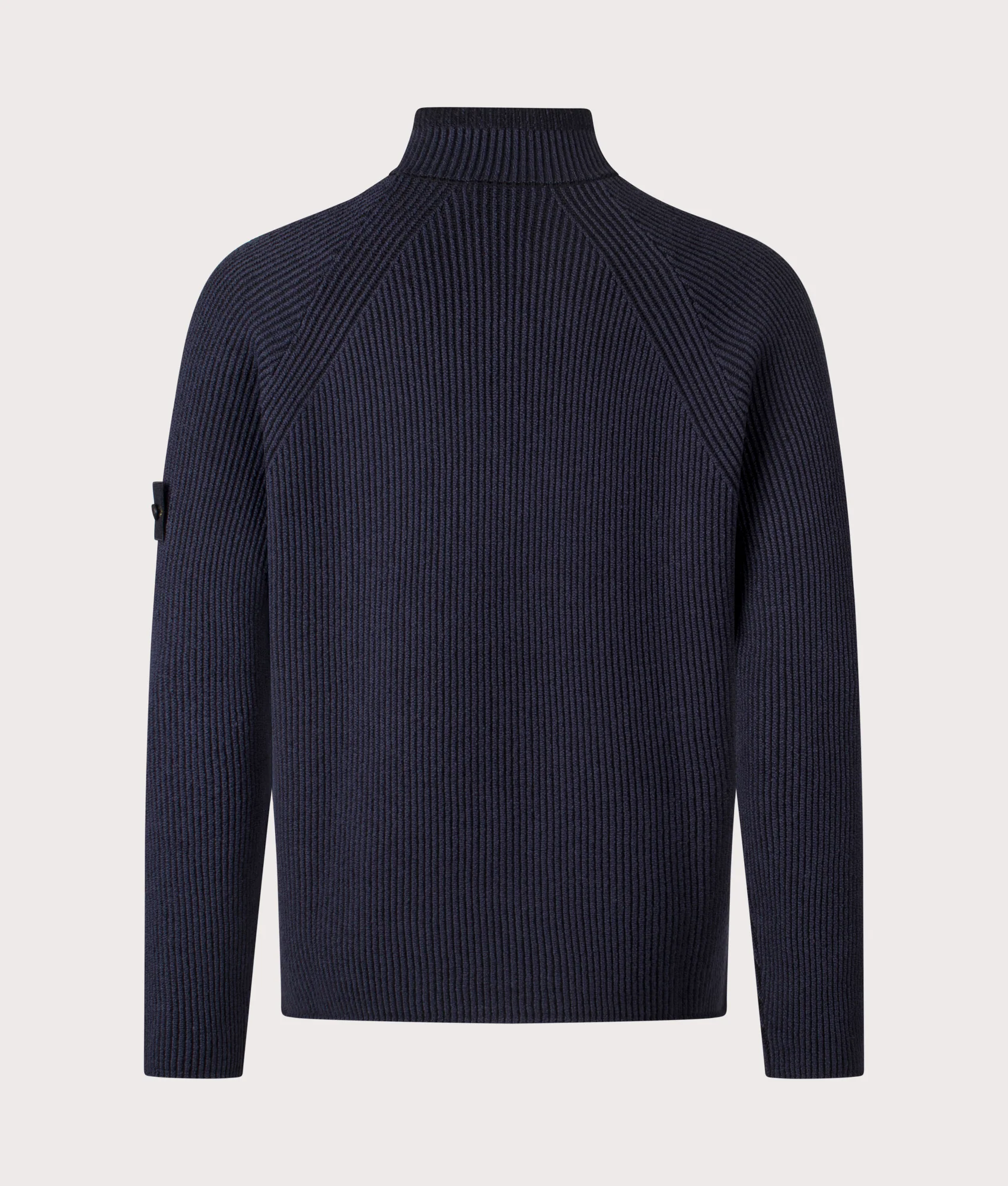 Vanisé Rib RWS Wool Quarter Zip Knit Jumper - Image 4