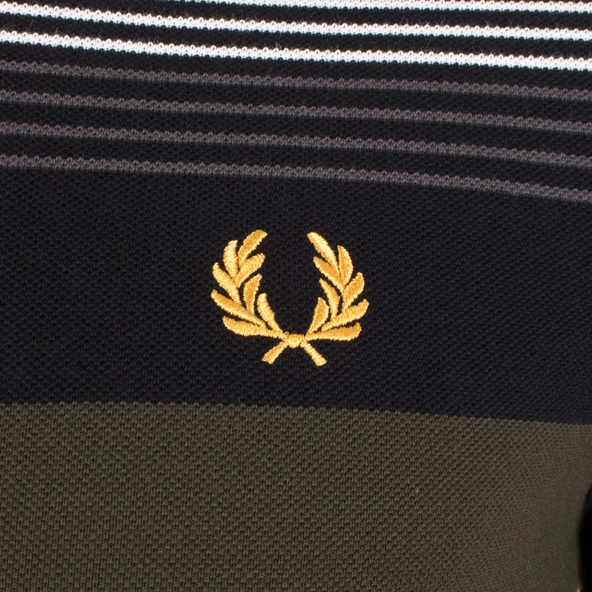 Regular Fit Striped Piqué T-Shirt - Image 2