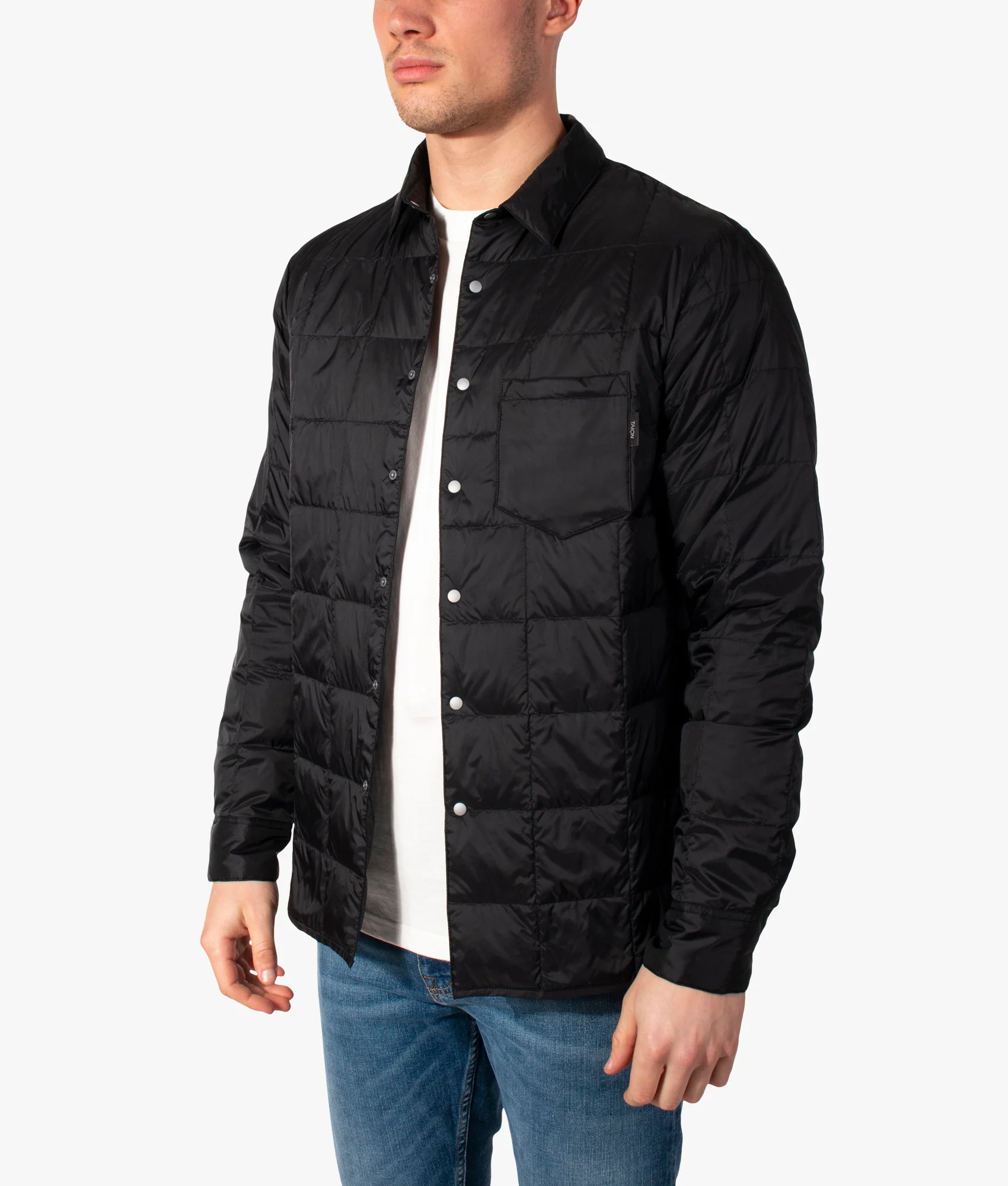 Basic Down OverShirt Jacket - Image 4