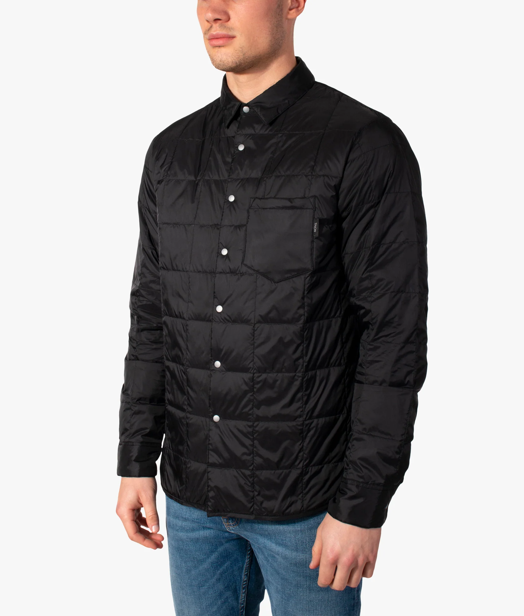 Basic Down OverShirt Jacket - Image 5