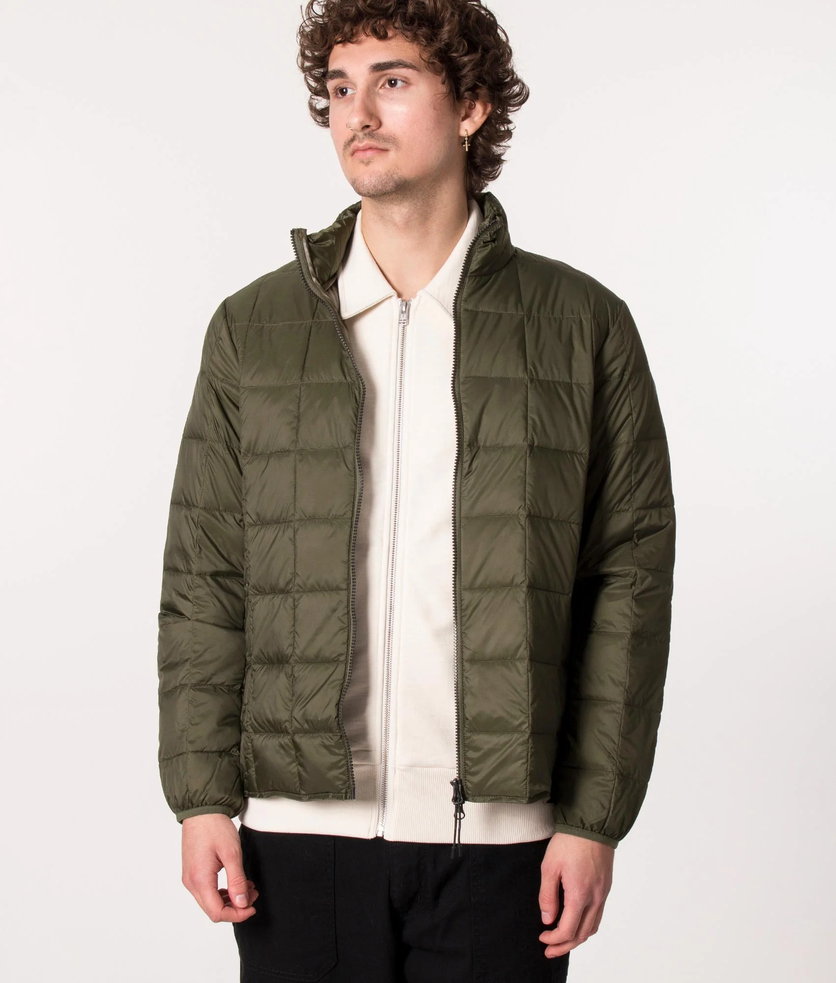 Zip Through Hi Neck Down Jacket - Image 2