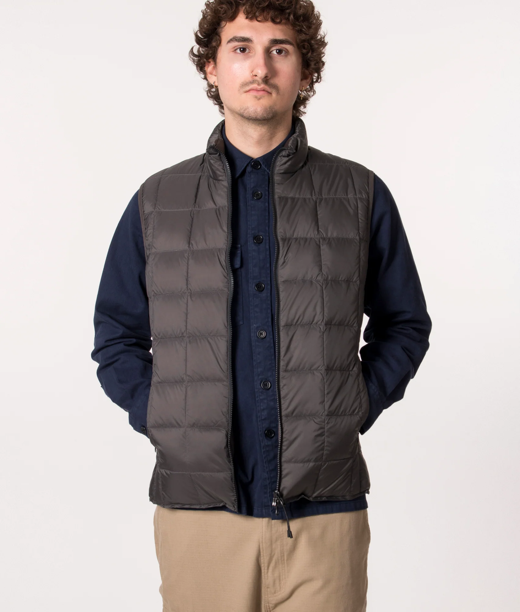 Zip Through Hi Neck Gilet - Image 2