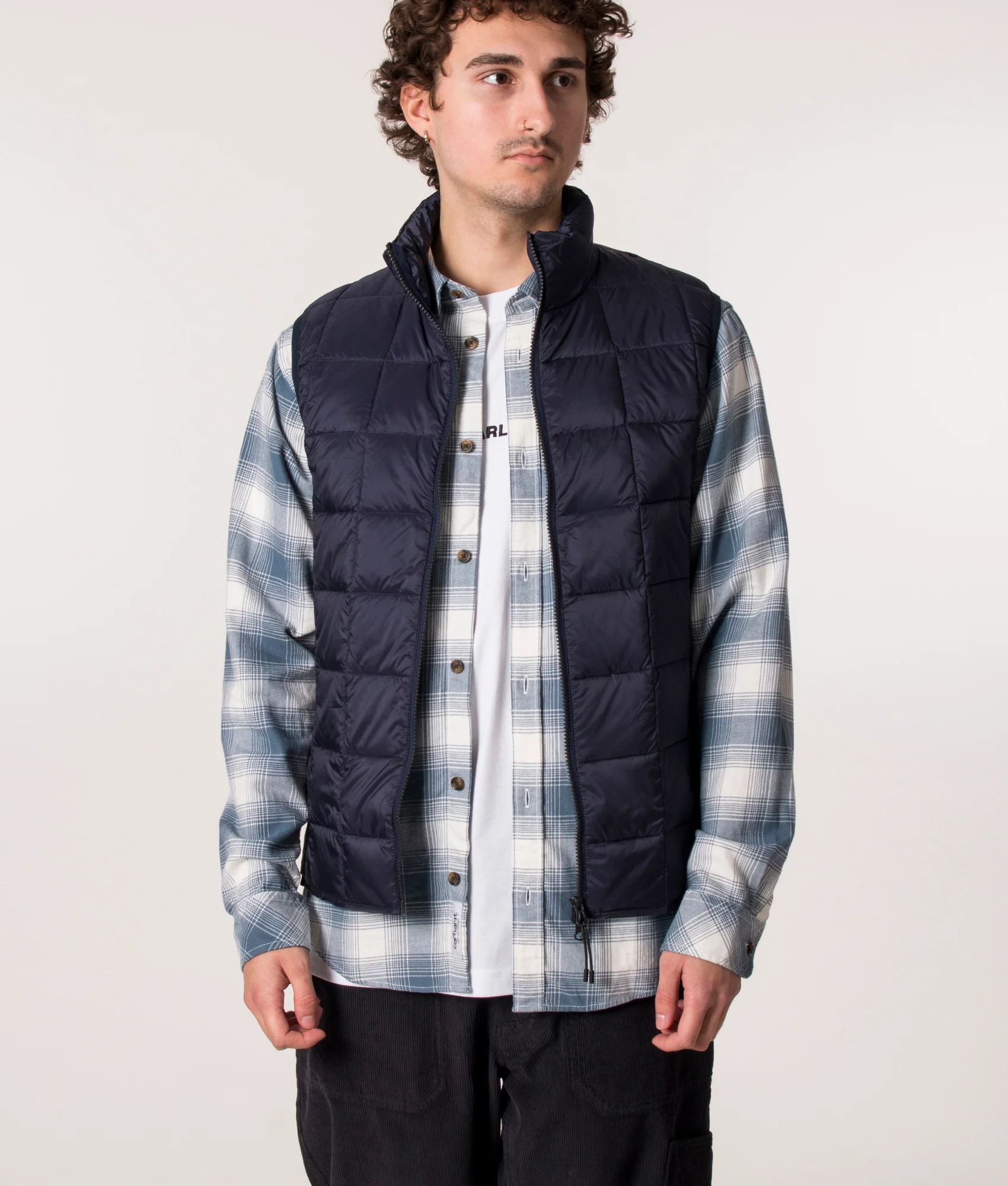 Zip Through Hi Neck Gilet - Image 2