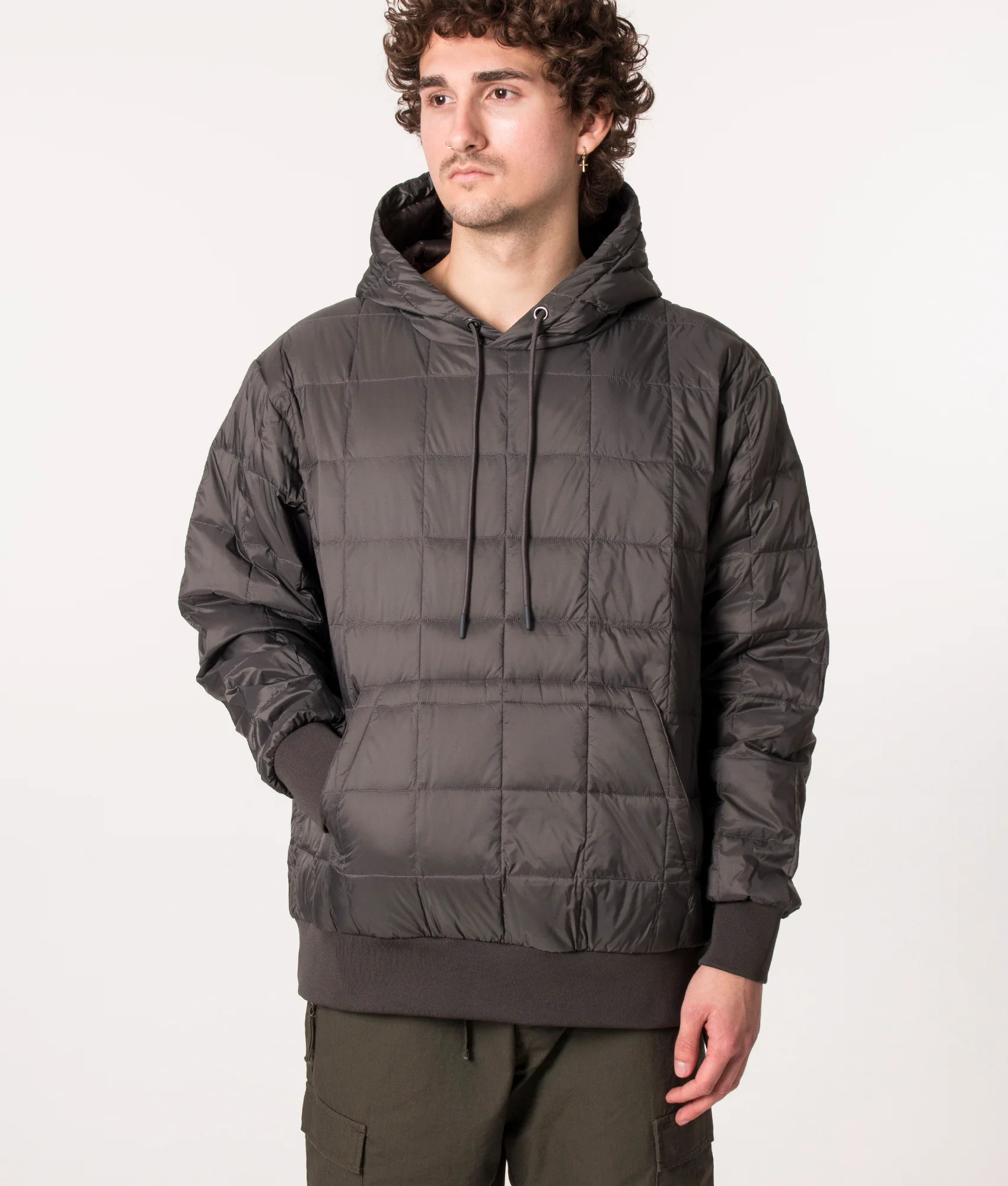 Quilted Down Hoodie
