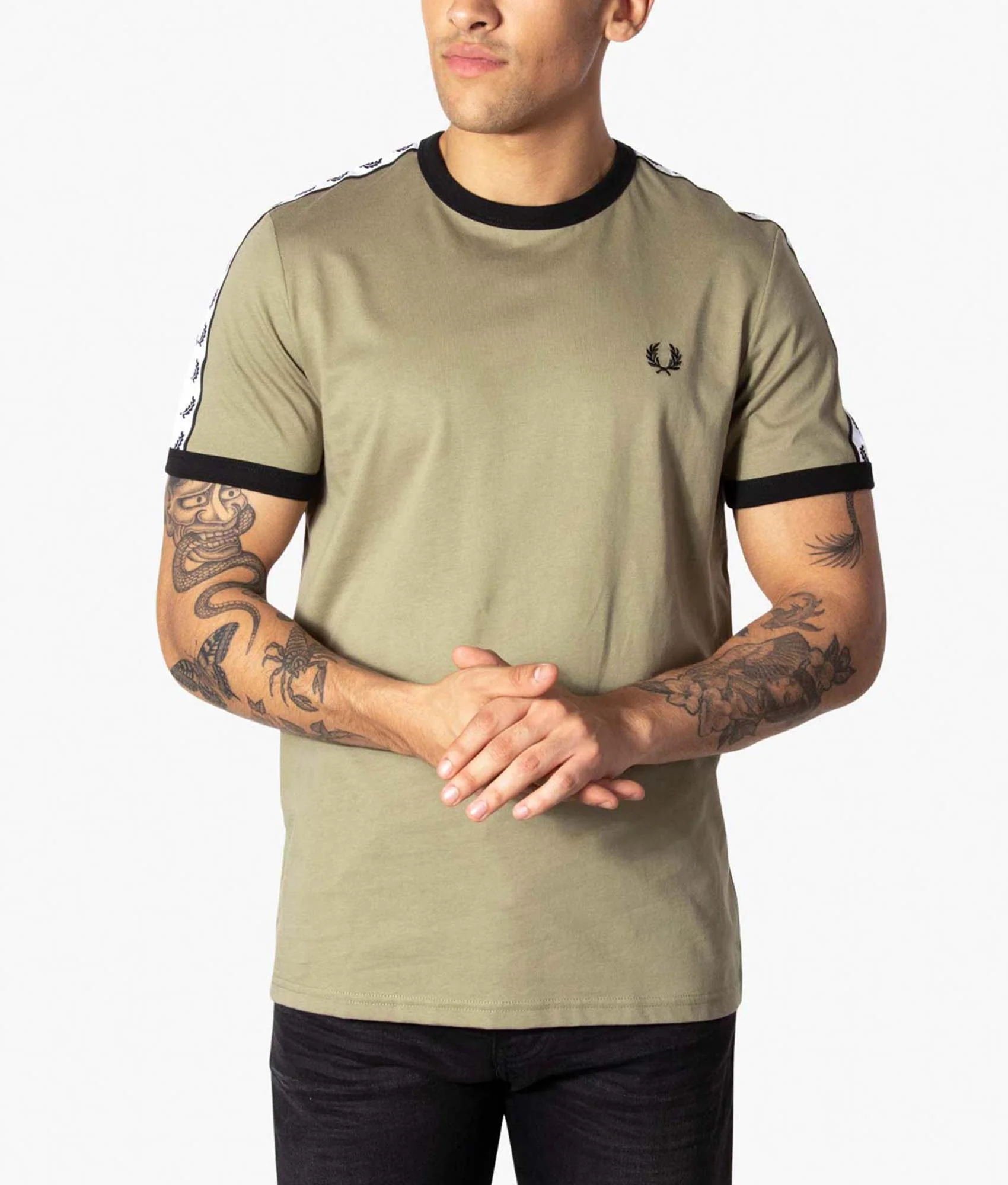 Regular Fit Taped Ringer T-Shirt - Image 5