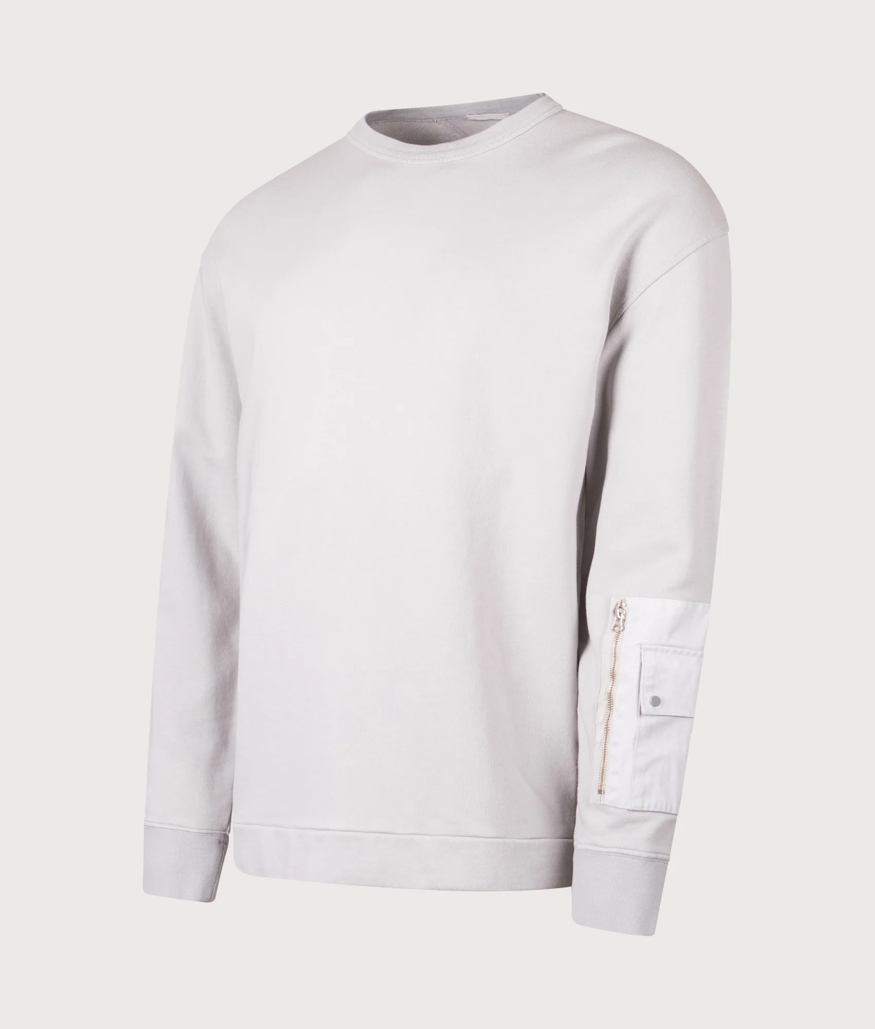 Garment Dyed Diagonal Fleece Sweatshirt