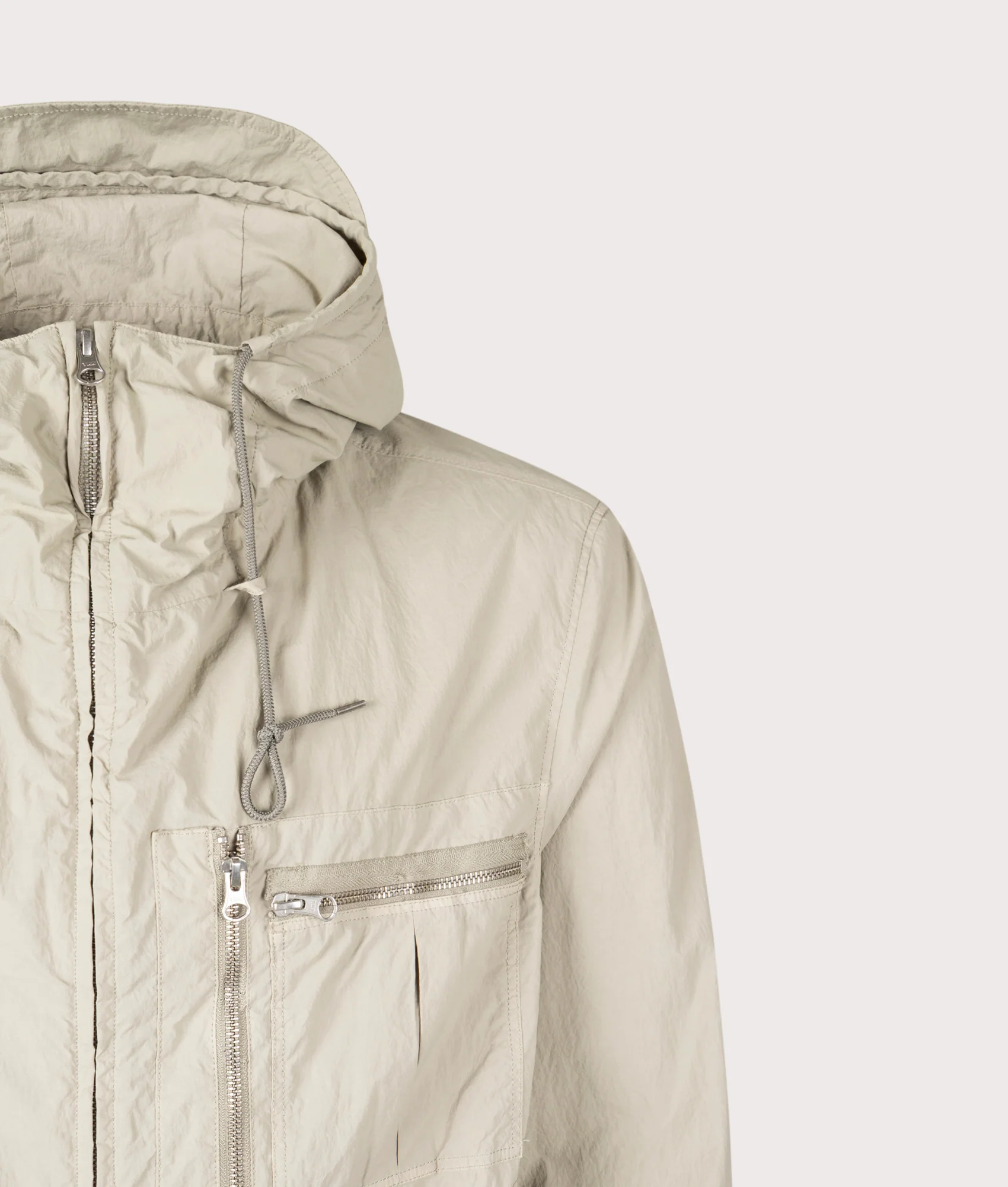 Garment Dyed Nylon Tactel Lined Jacket - Image 3