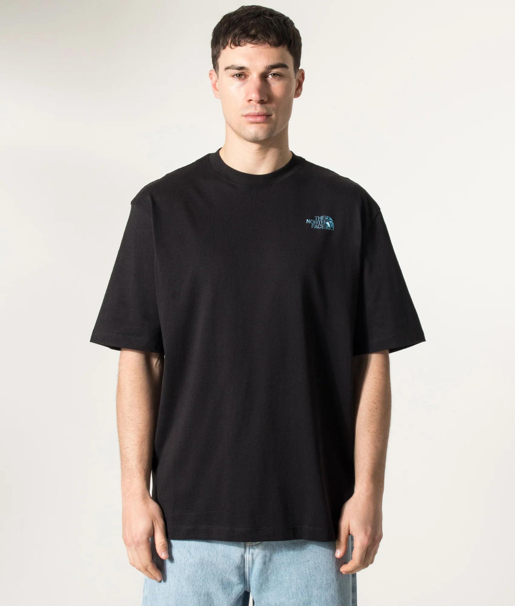 Oversized Fit Liquid NSE Box Graphic T-Shirt - Image 2